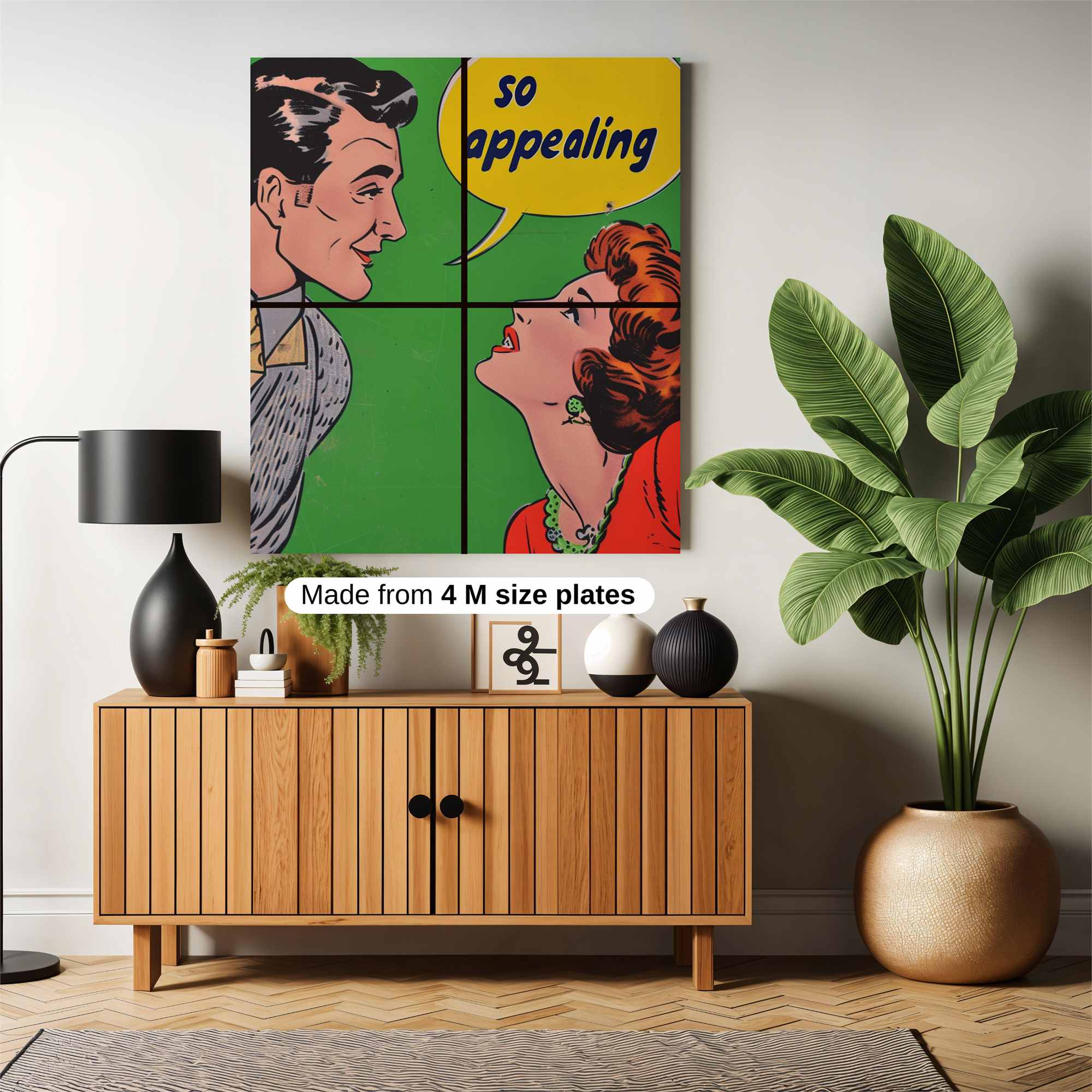 Romantic Flirtation Safe Wall Magnetic / M