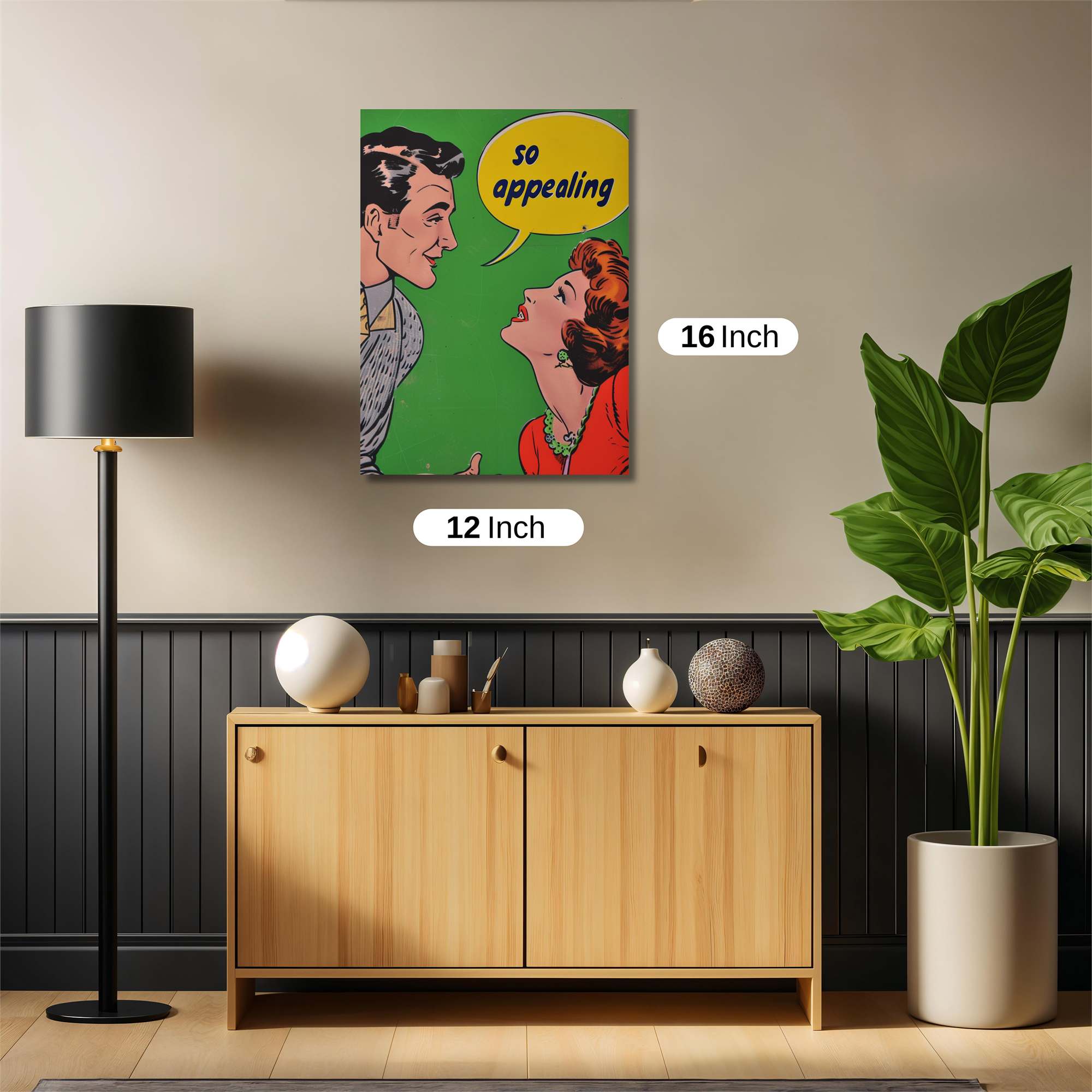 Romantic Flirtation Safe Wall Magnetic / M