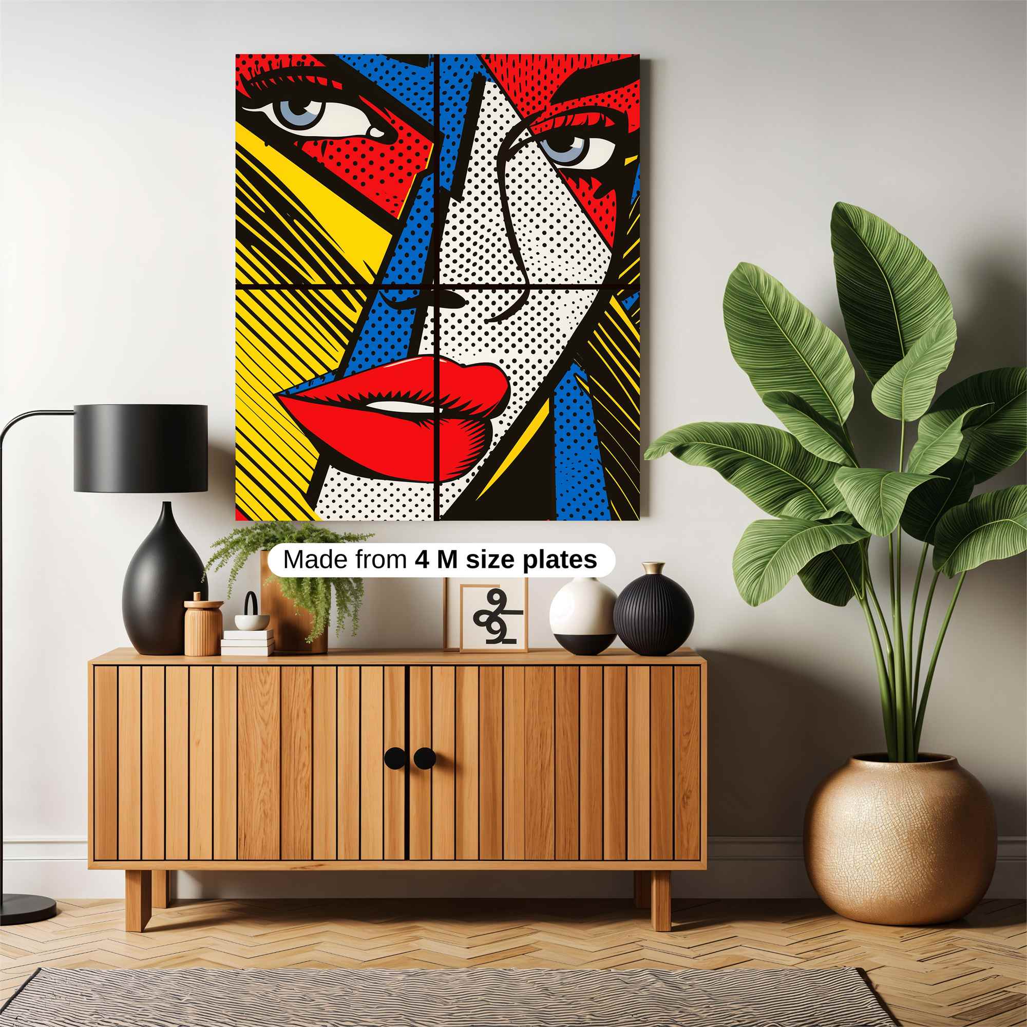 PopArt Vibrant Safe Wall Magnetic / M