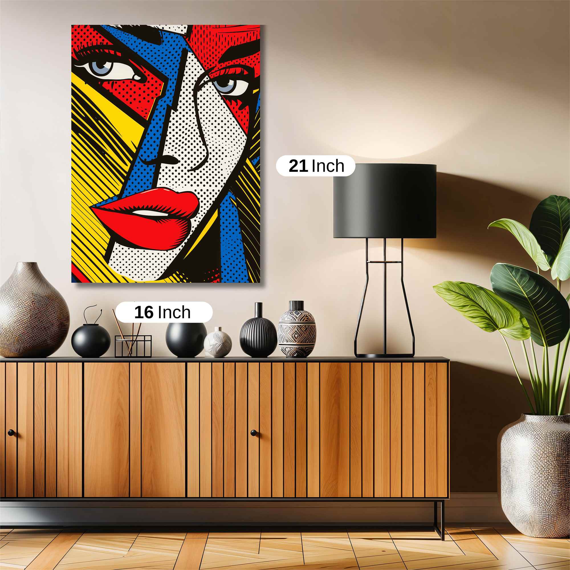PopArt Vibrant Safe Wall Magnetic / M