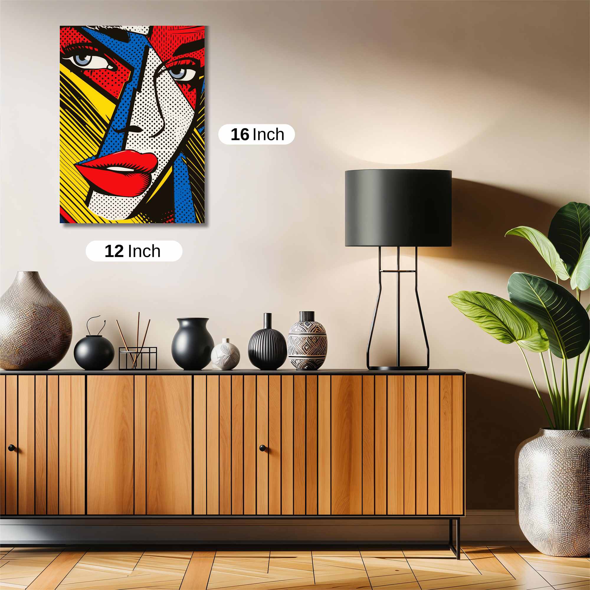 PopArt Vibrant Safe Wall Magnetic / M