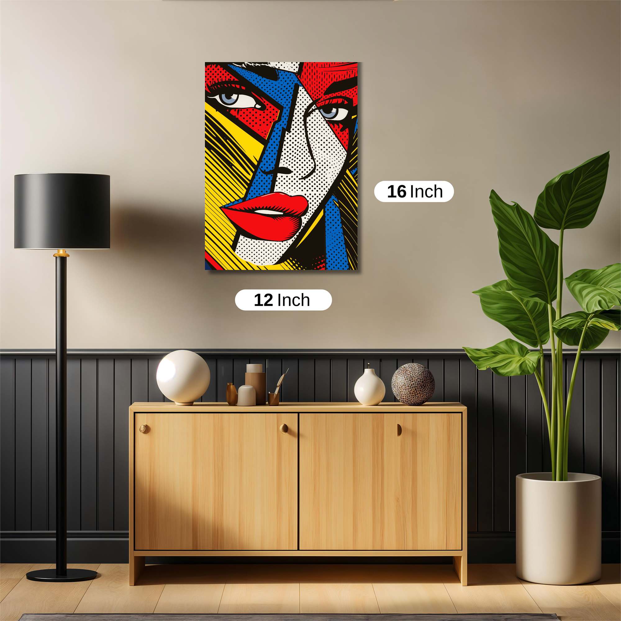 PopArt Vibrant Safe Wall Magnetic / M