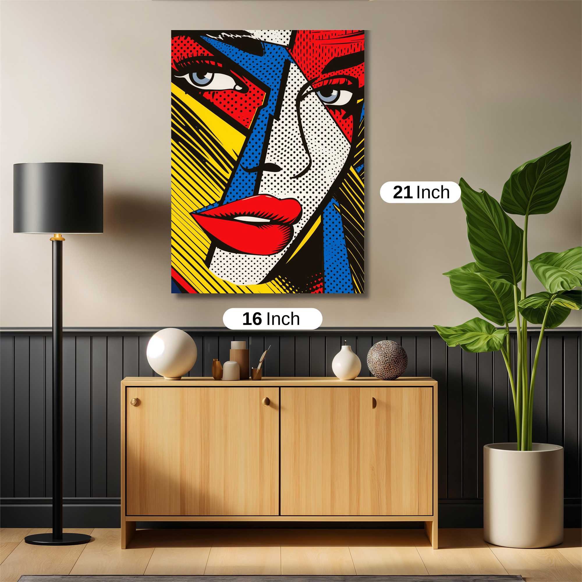 PopArt Vibrant Safe Wall Magnetic / M
