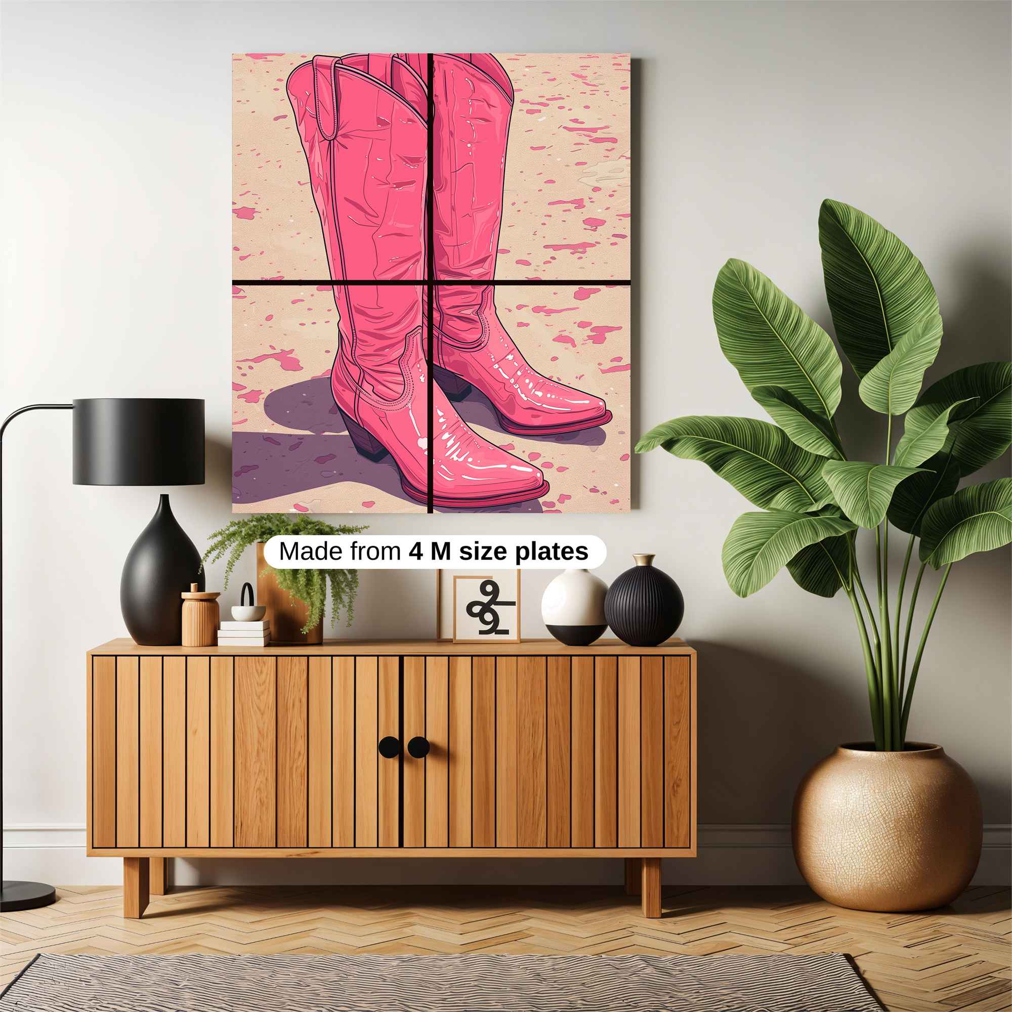 Pink Swagger Safe Wall Magnetic / M