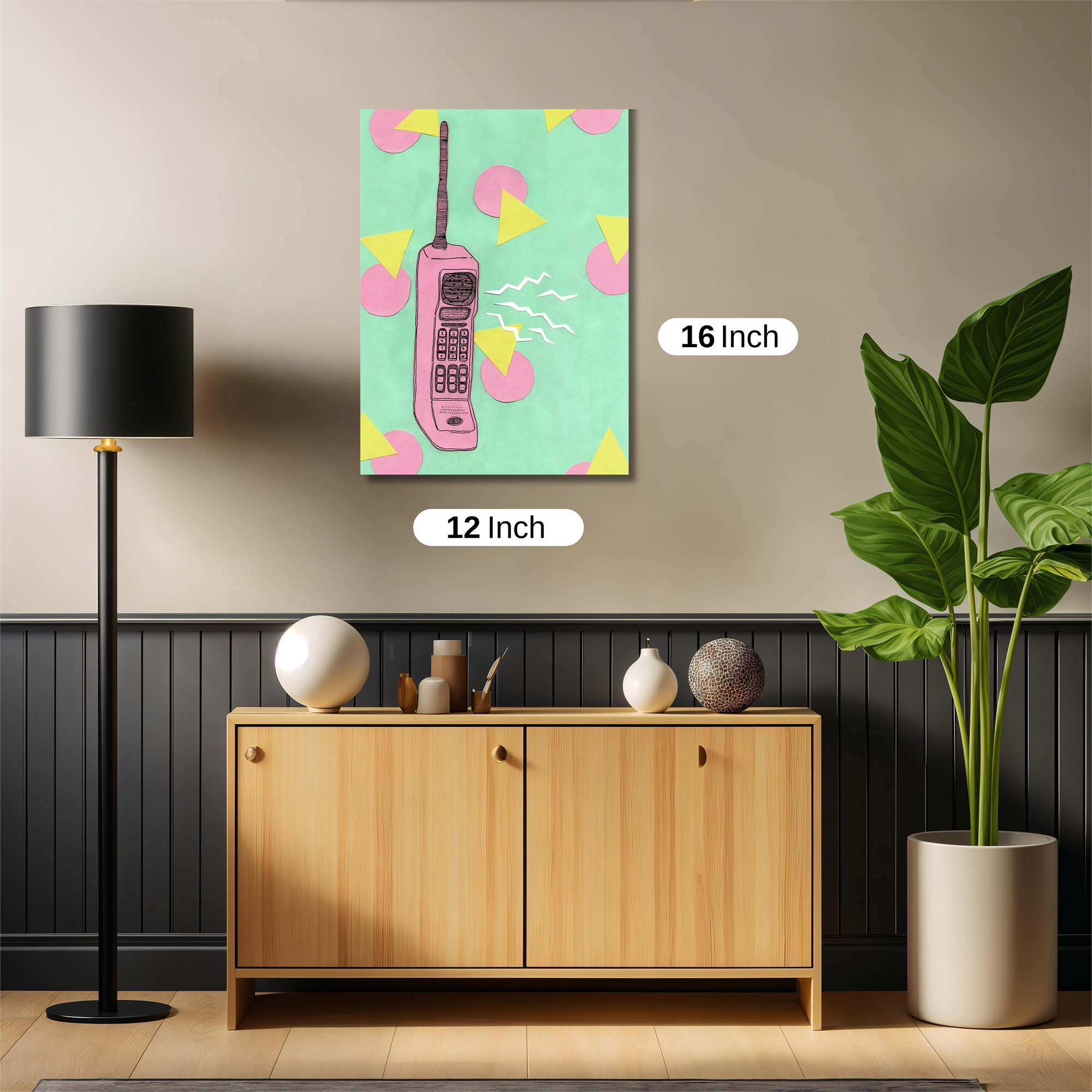 Retro Whimsy Safe Wall Magnetic / M