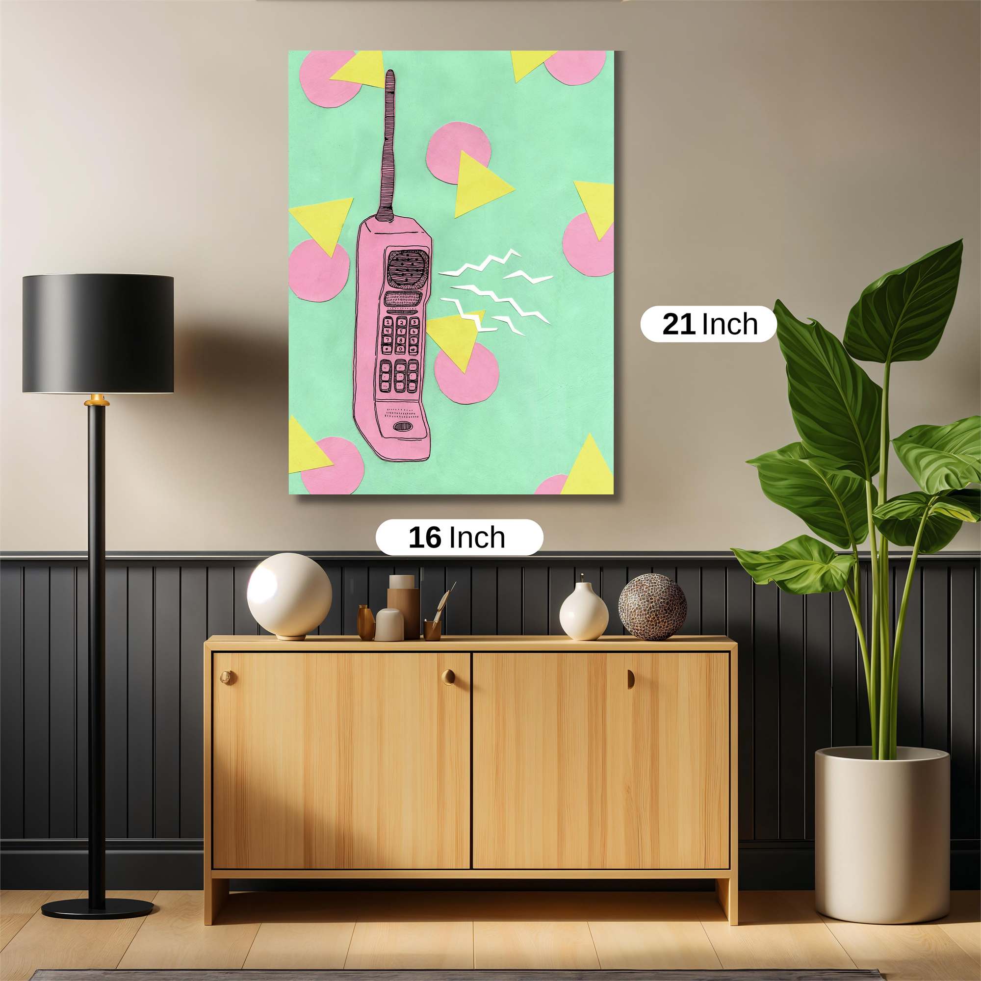 Retro Whimsy Safe Wall Magnetic / M