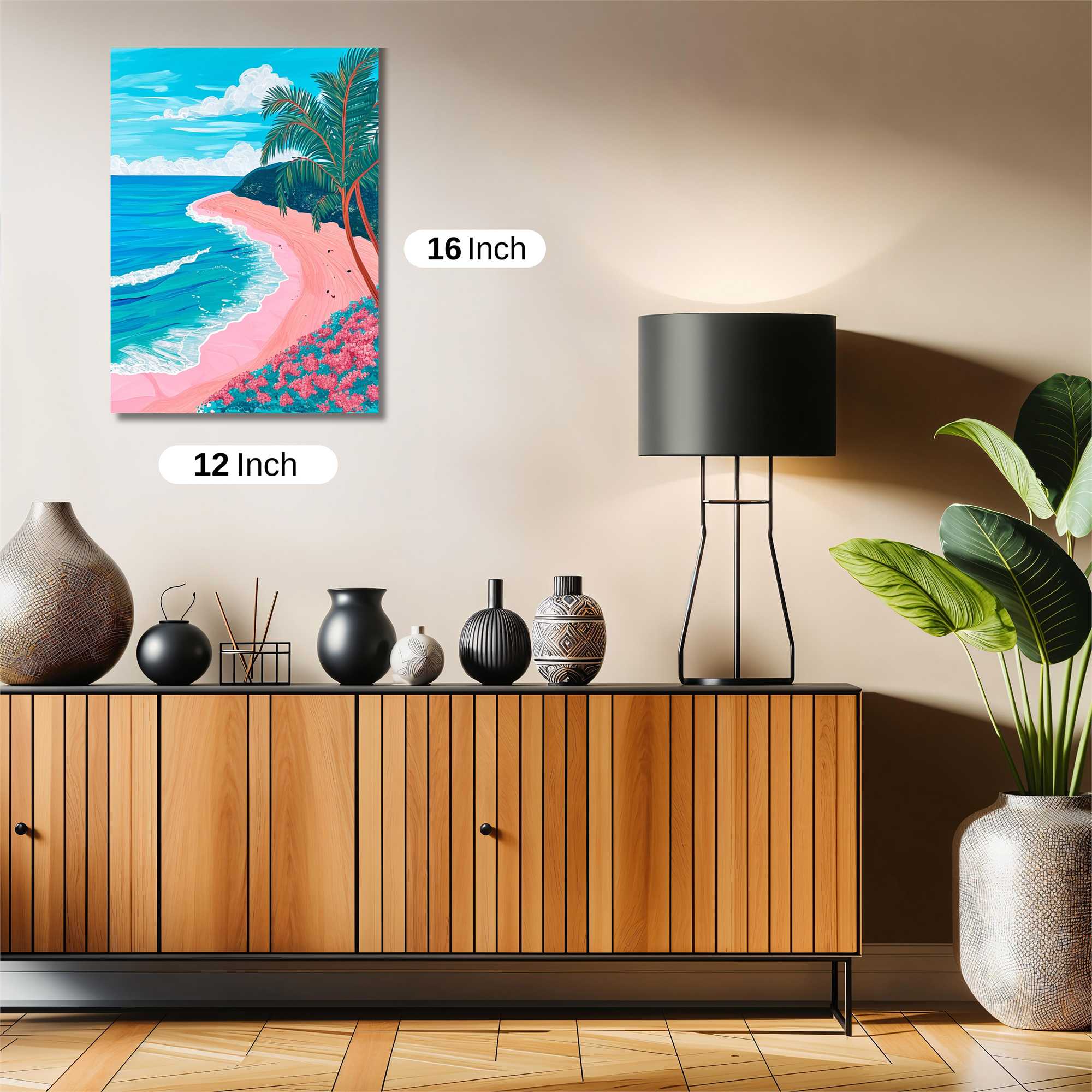 Tropical Serenity Safe Wall Magnetic / M