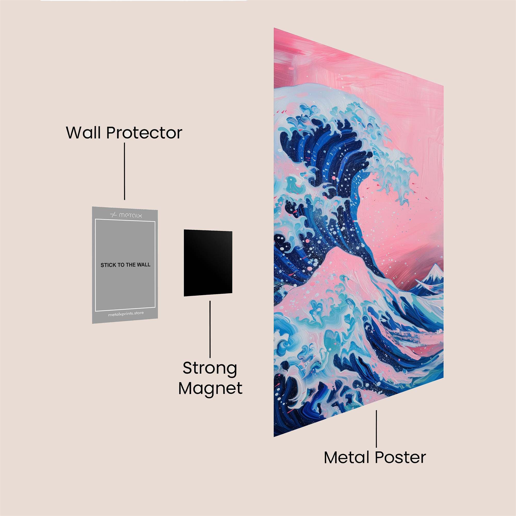 Wave Serenity Safe Wall Magnetic / M