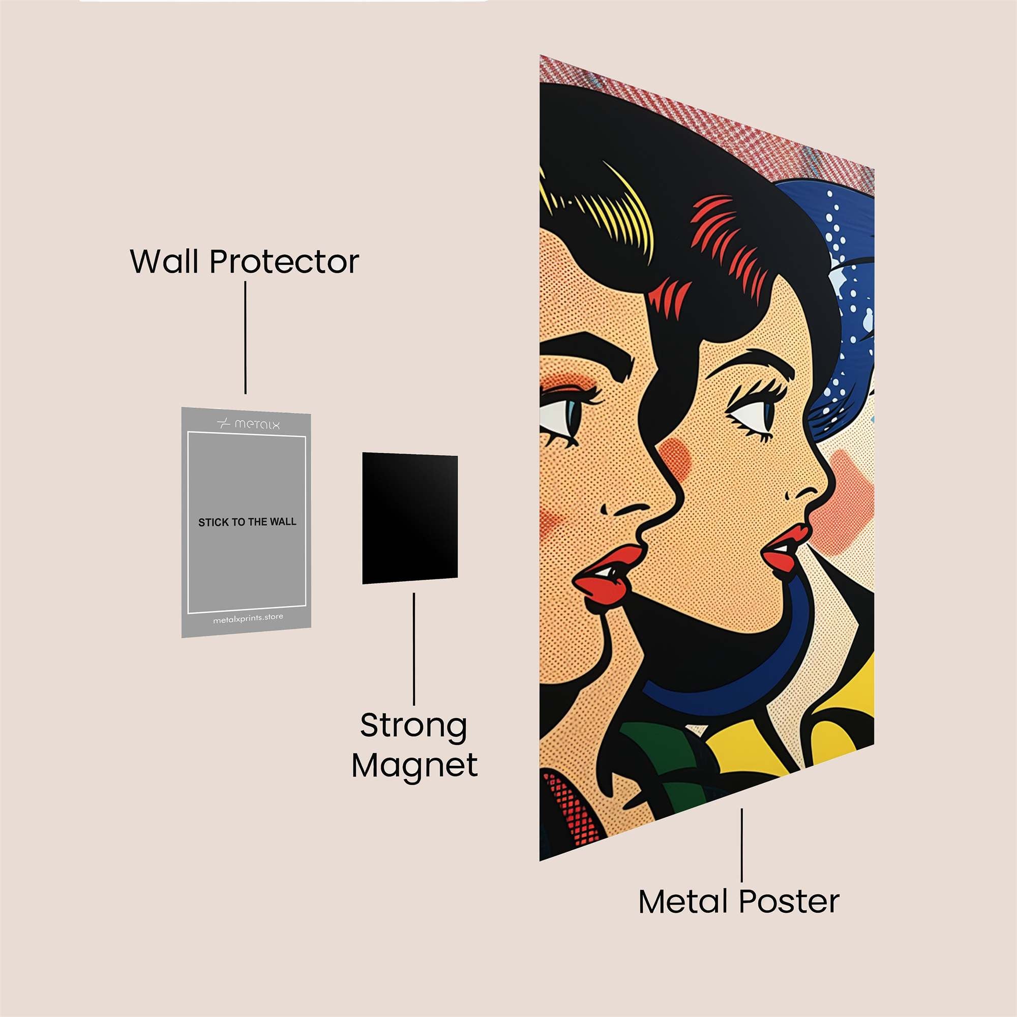 Trio Intrigue Safe Wall Magnetic / M