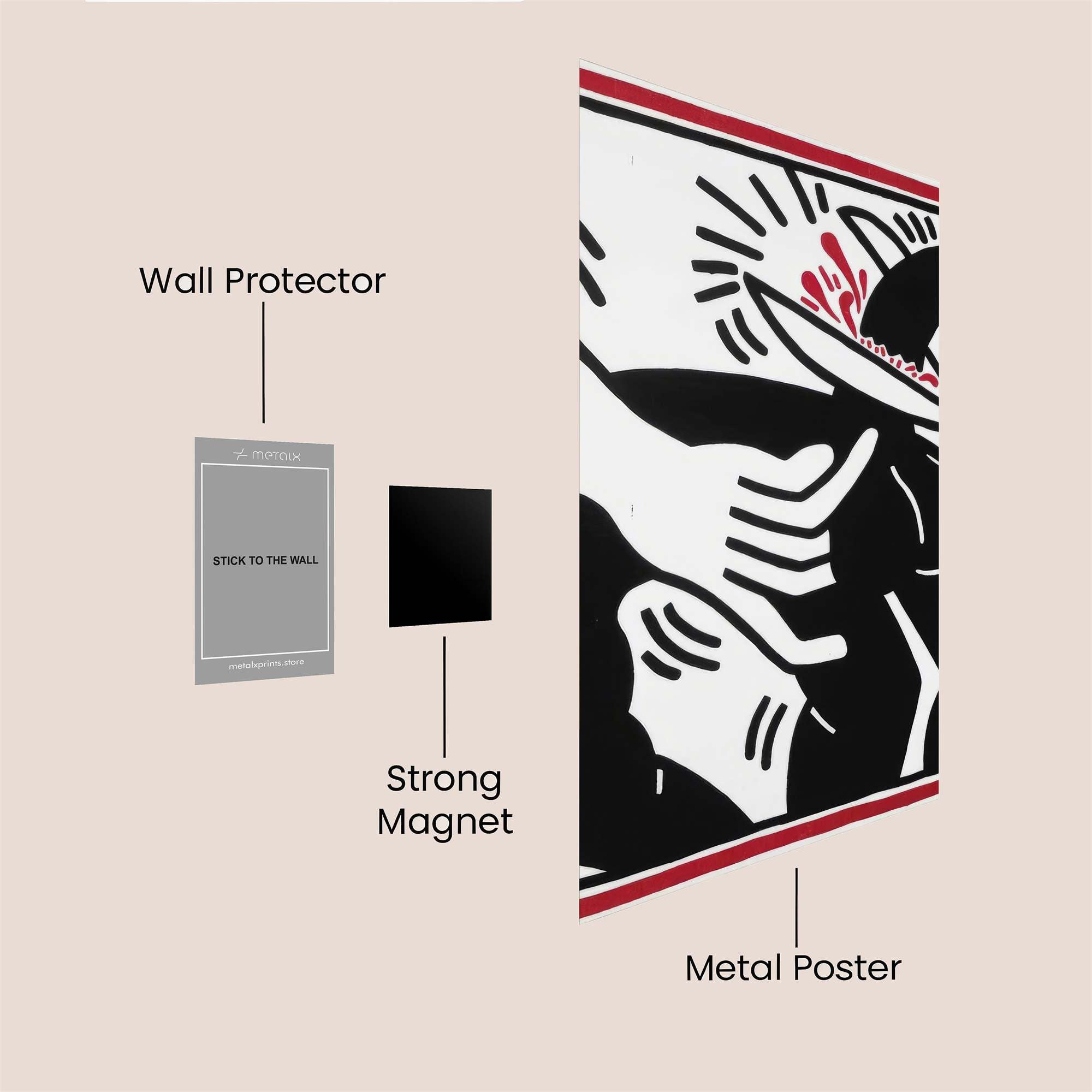 Castration Agony Safe Wall Magnetic / M