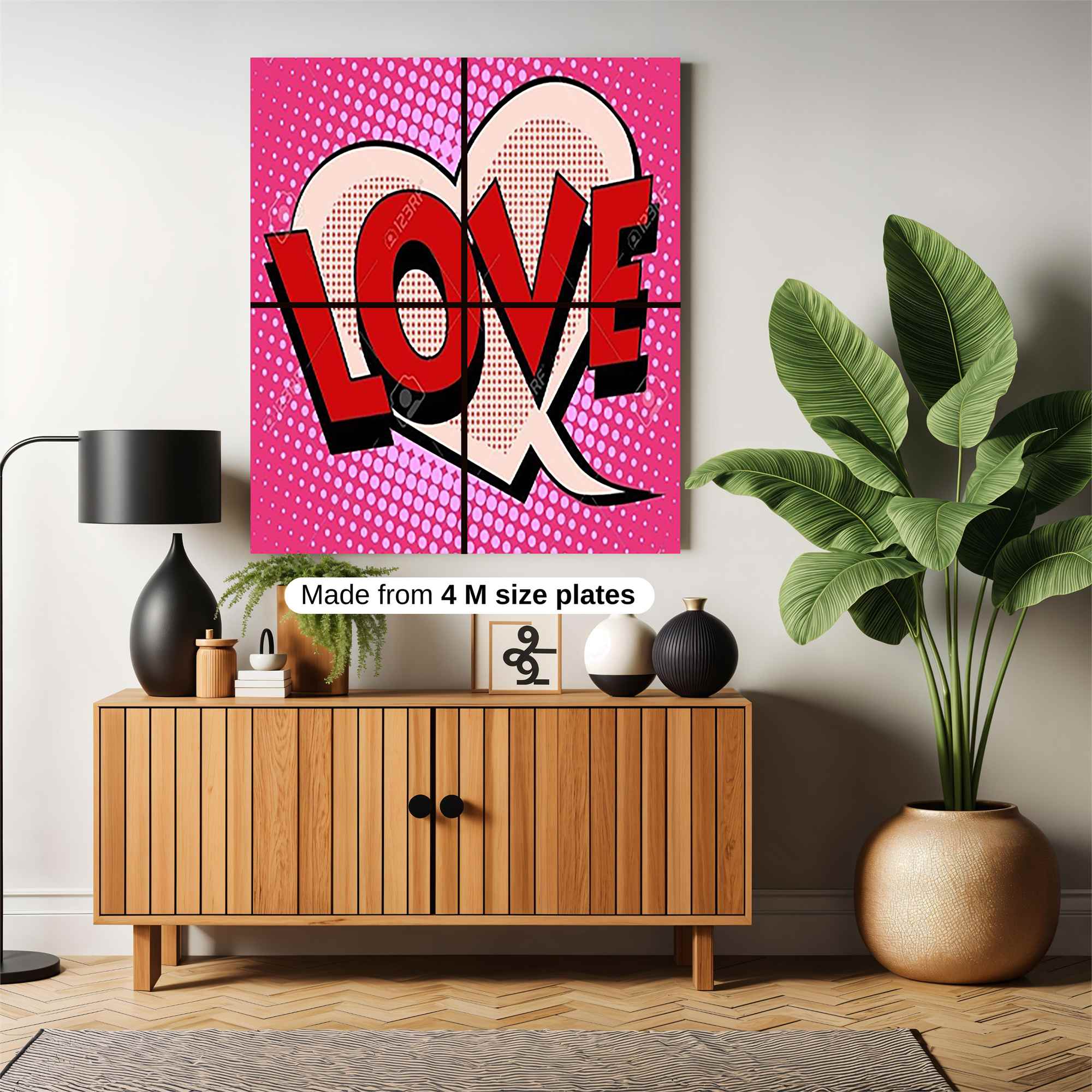 Love Burst Safe Wall Magnetic / M