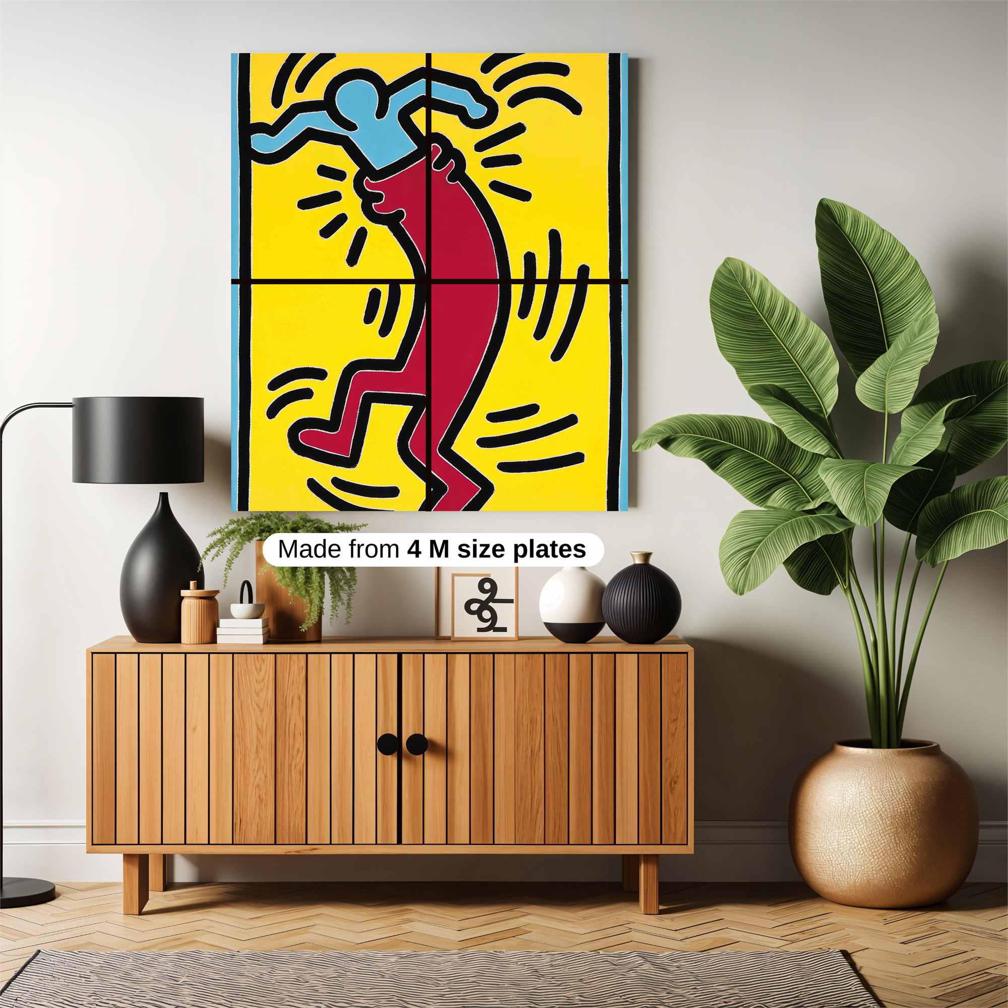 Haring Exuberance Safe Wall Magnetic / M