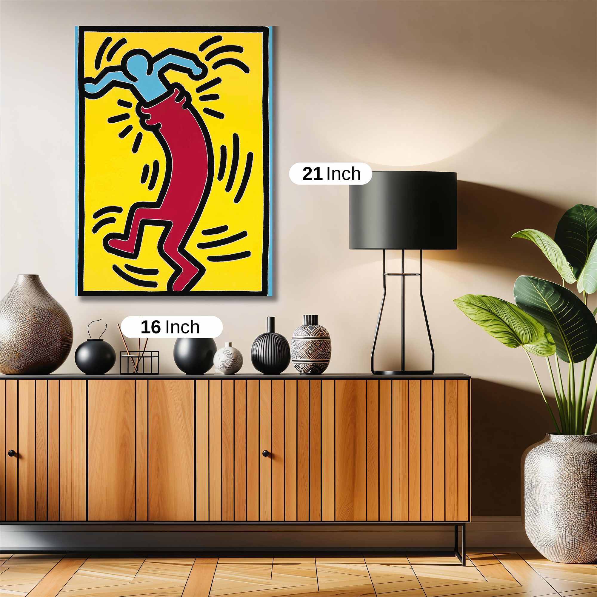 Haring Exuberance Safe Wall Magnetic / M