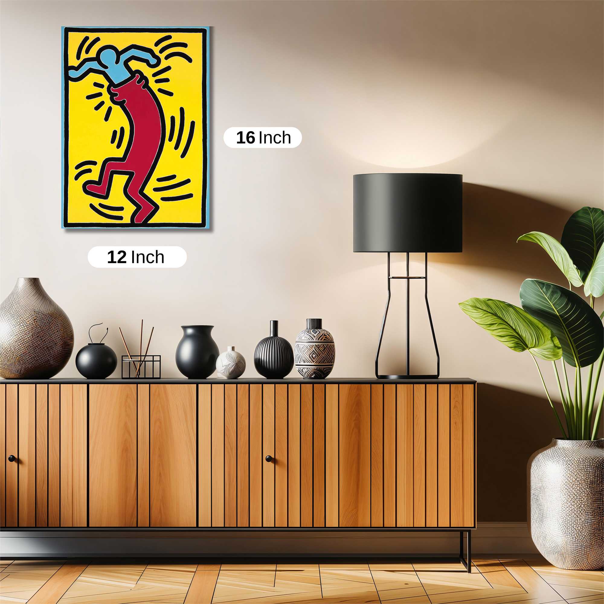 Haring Exuberance Safe Wall Magnetic / M