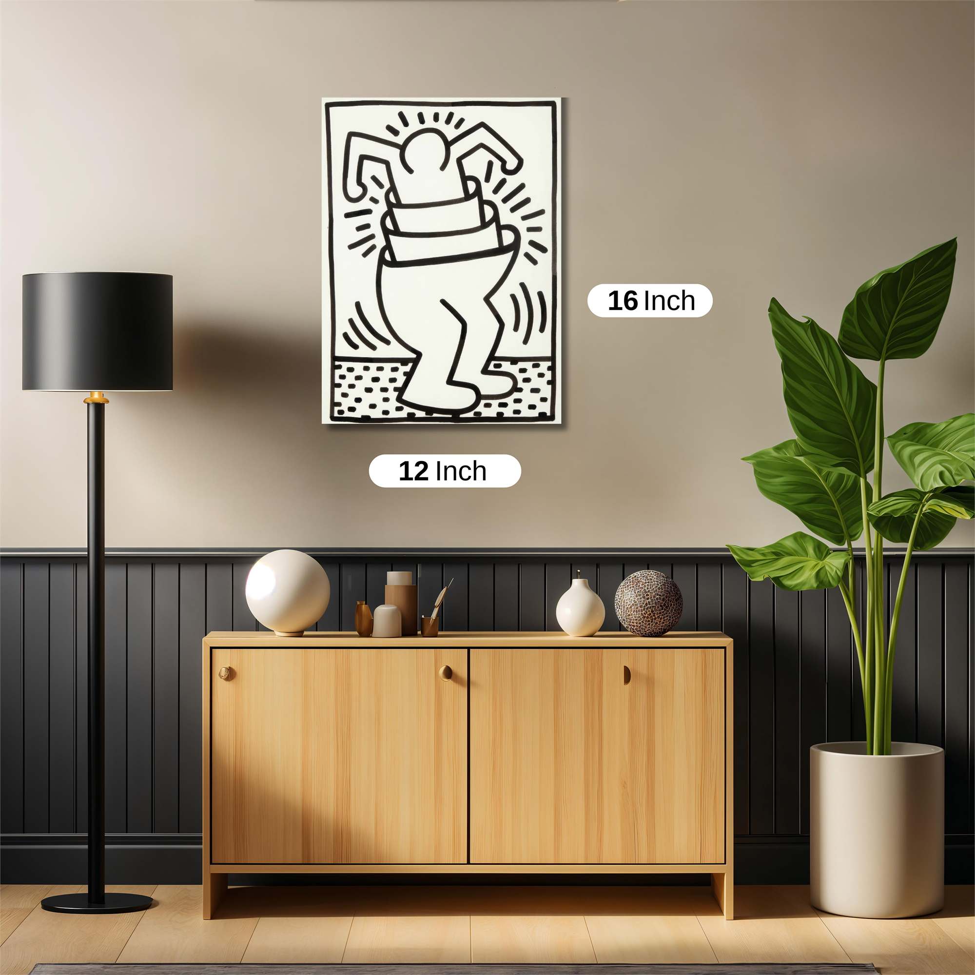 Haring Joy Safe Wall Magnetic / M