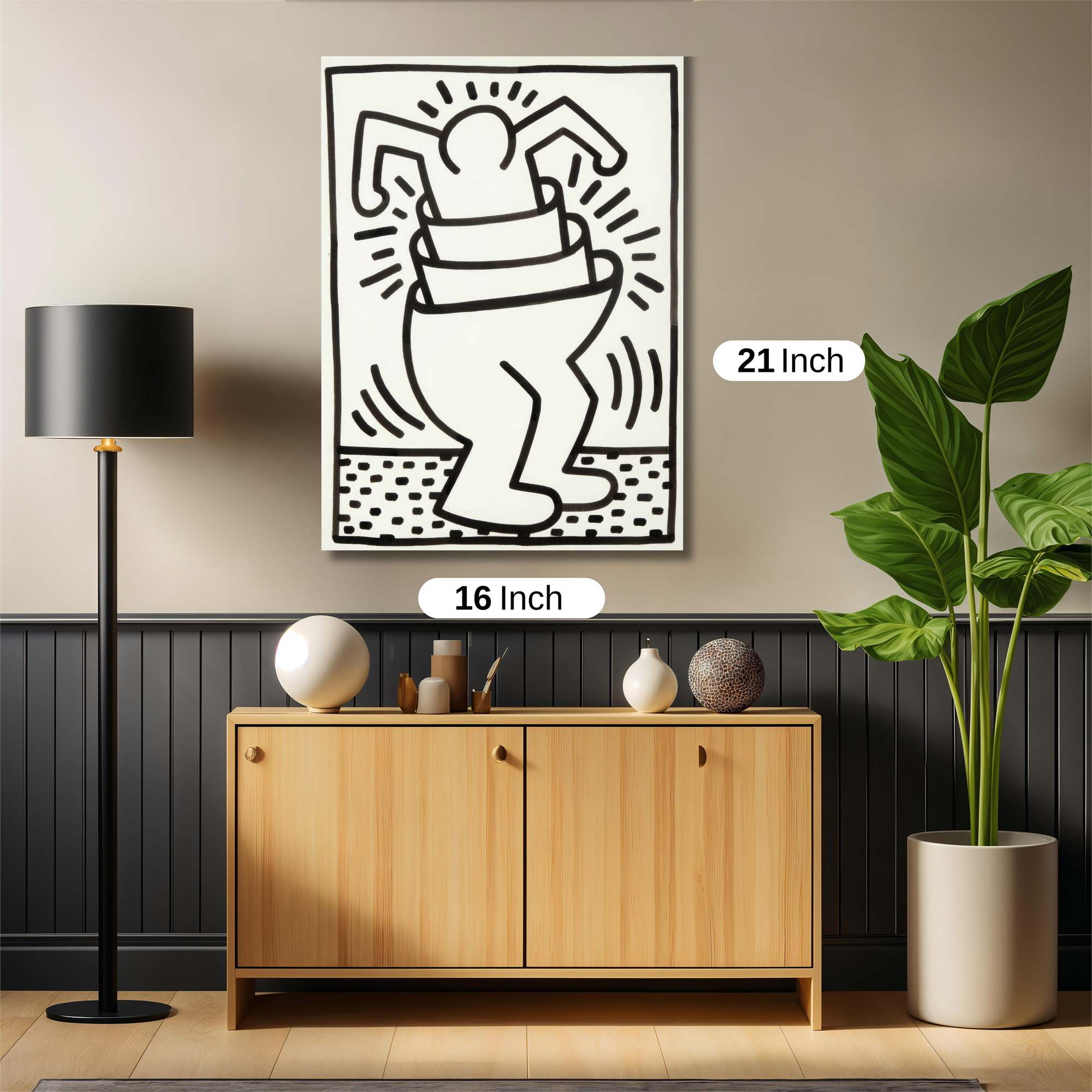 Haring Joy Safe Wall Magnetic / M