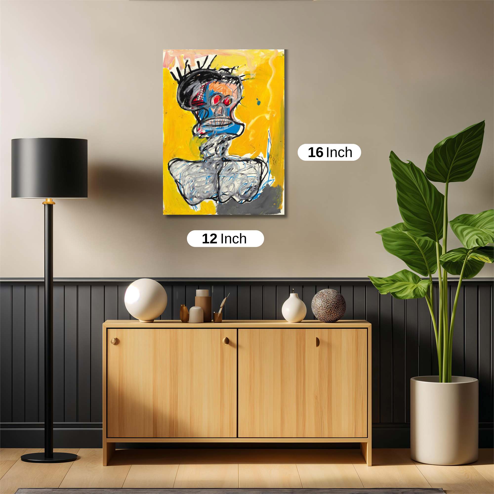 Skull Whimsy Safe Wall Magnetic / M