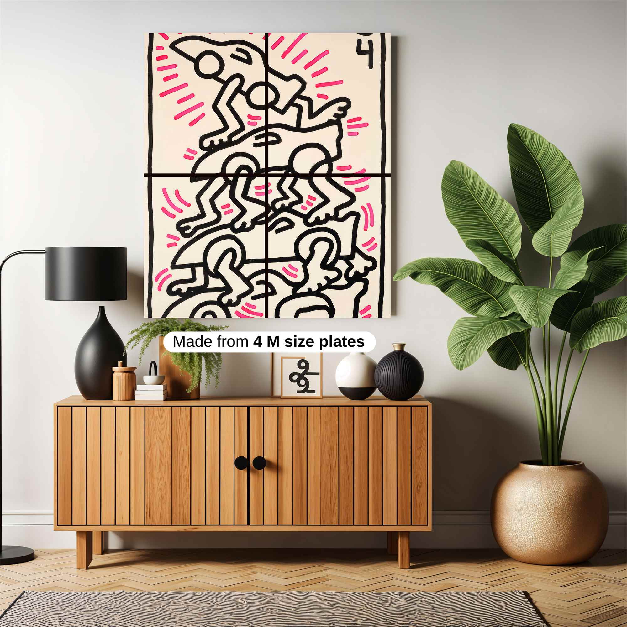 Haring Euphoria Safe Wall Magnetic / M