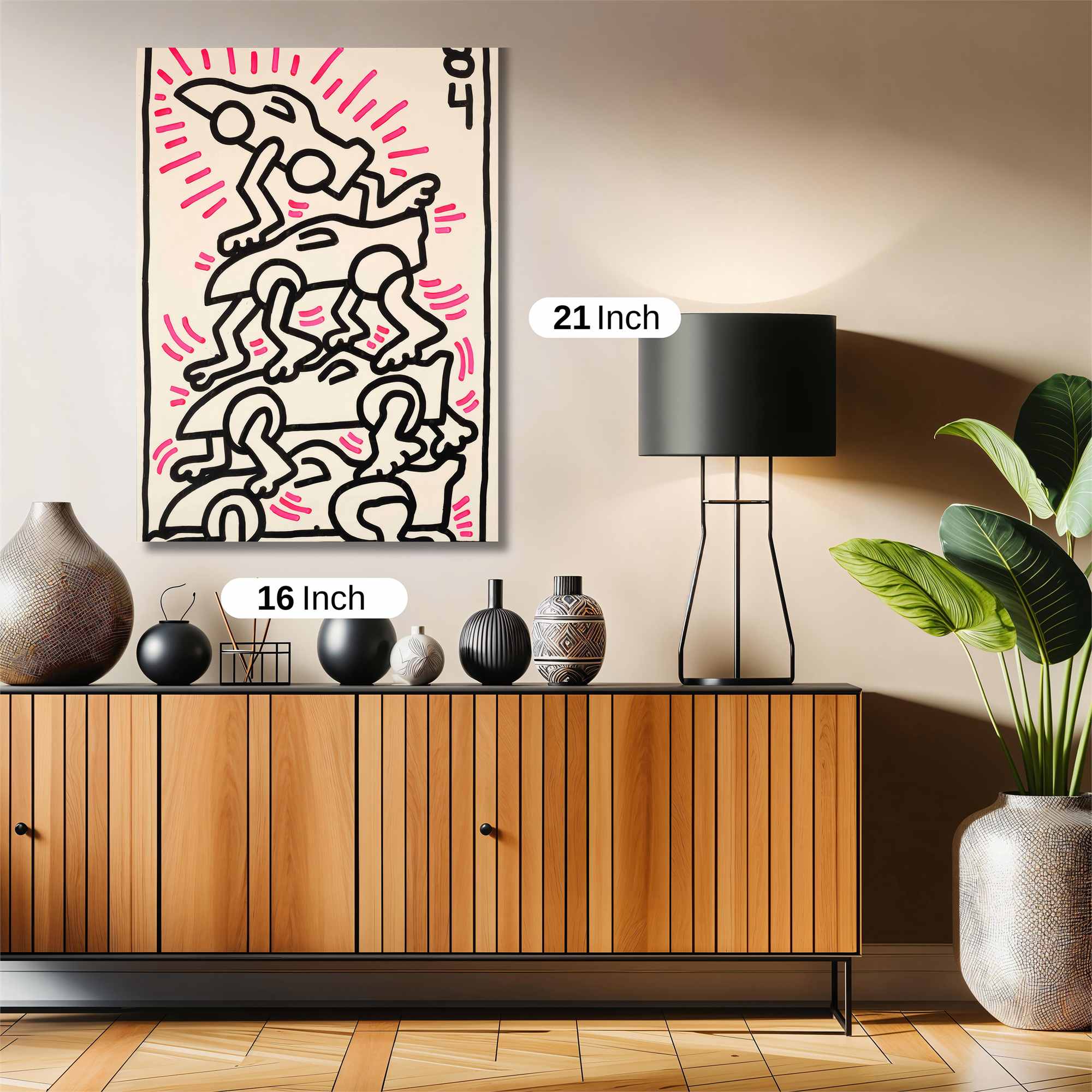 Haring Euphoria Safe Wall Magnetic / M