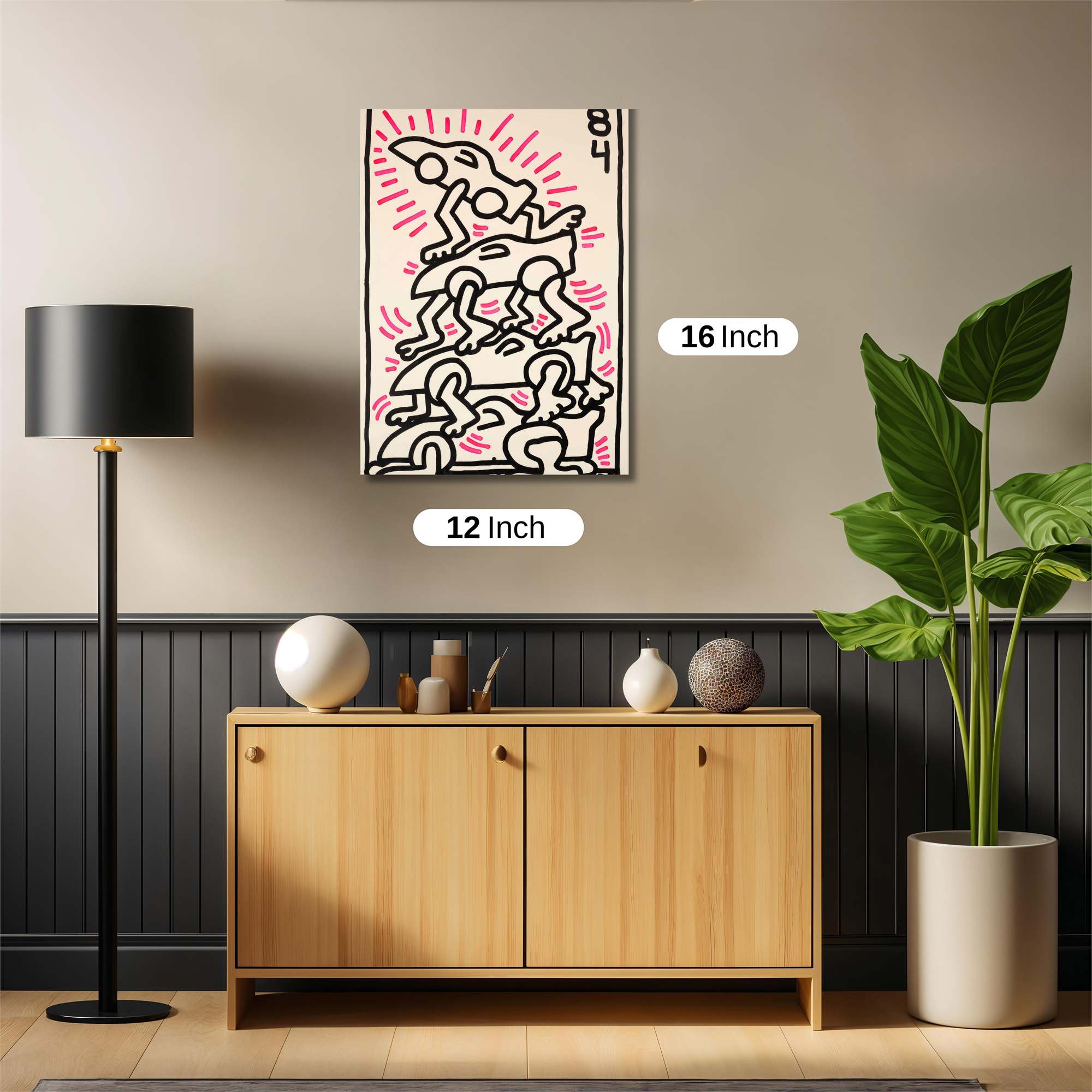 Haring Euphoria Safe Wall Magnetic / M