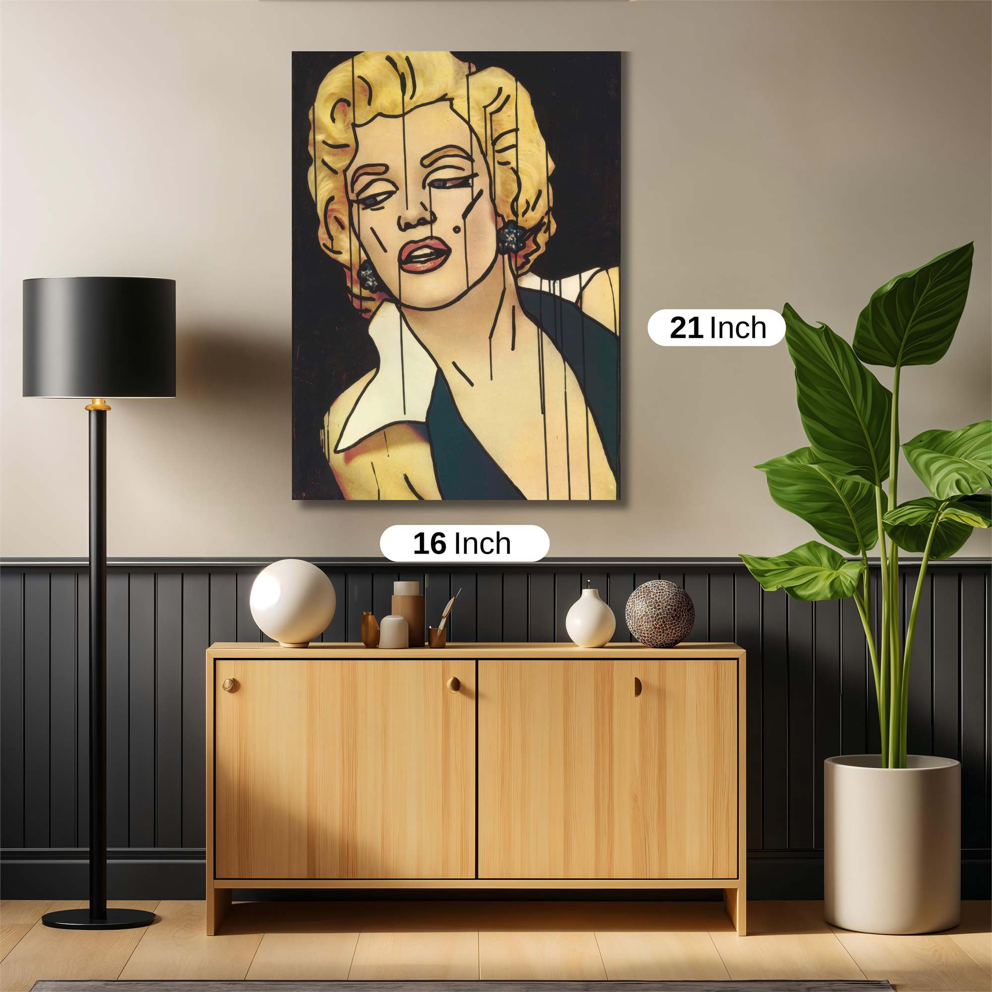 Marilyn Melancholy Safe Wall Magnetic / M