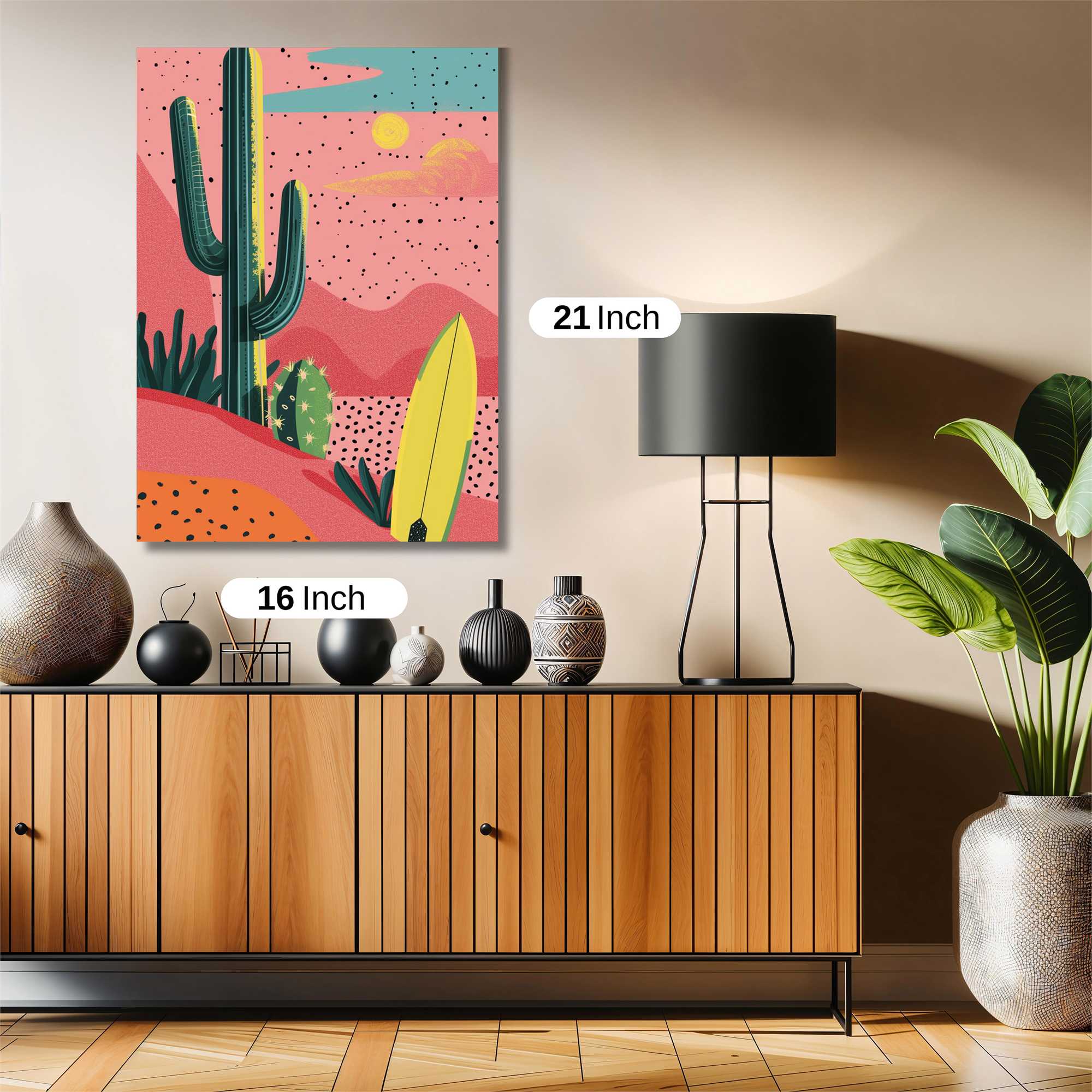 Cactus Serenity Safe Wall Magnetic / M
