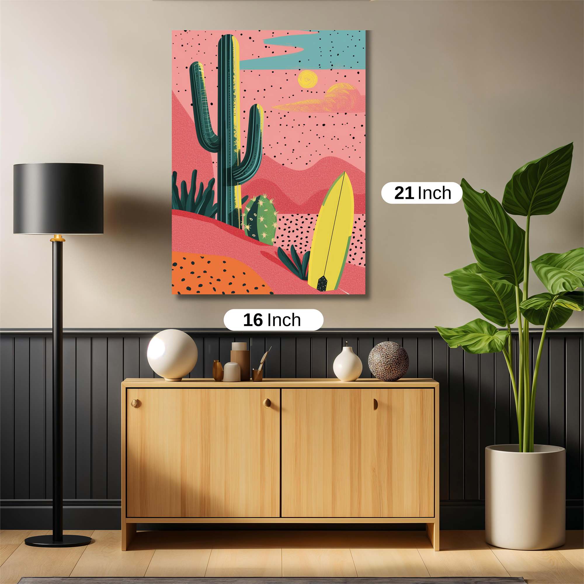 Cactus Serenity Safe Wall Magnetic / M