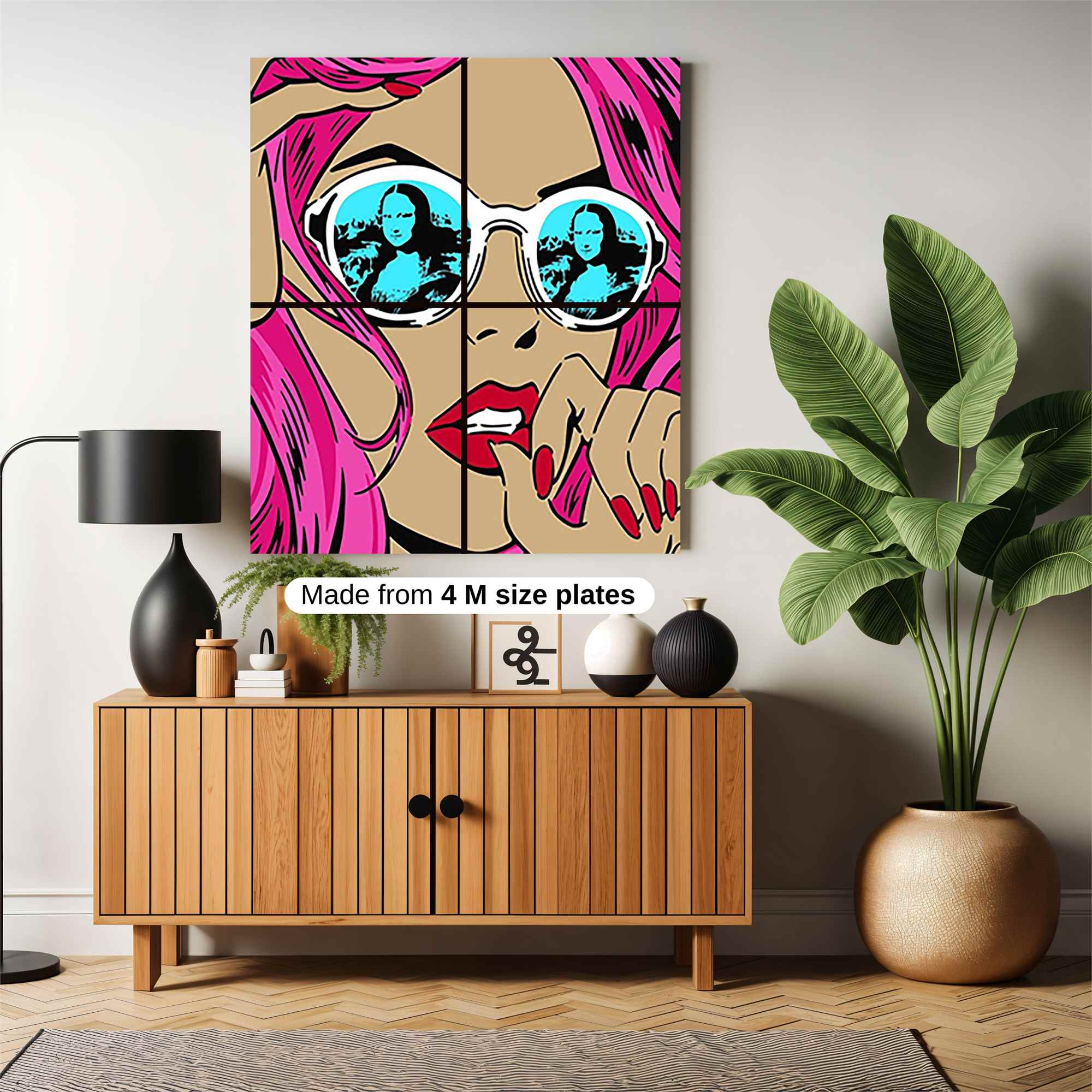 Mona Pop Safe Wall Magnetic / M