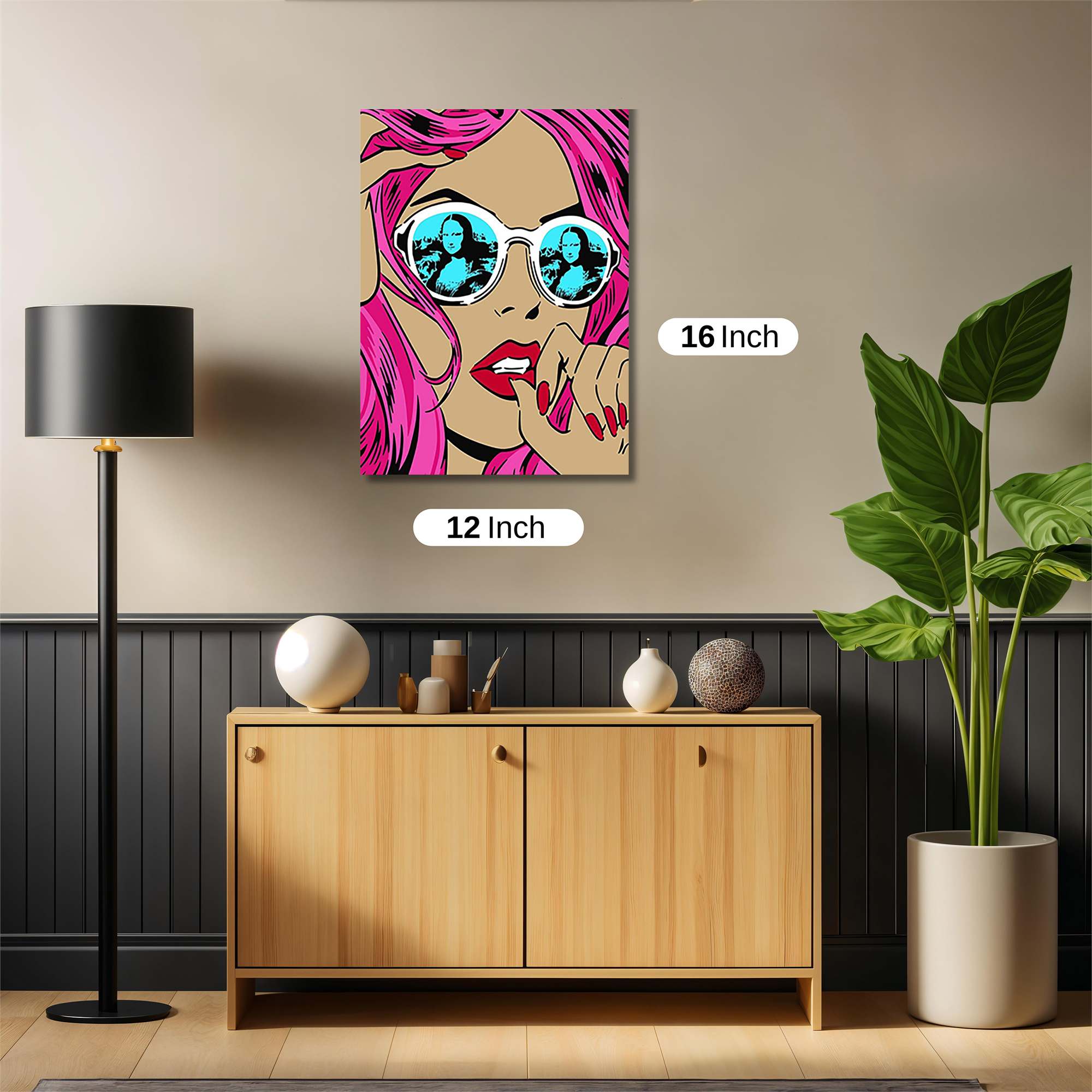 Mona Pop Safe Wall Magnetic / M