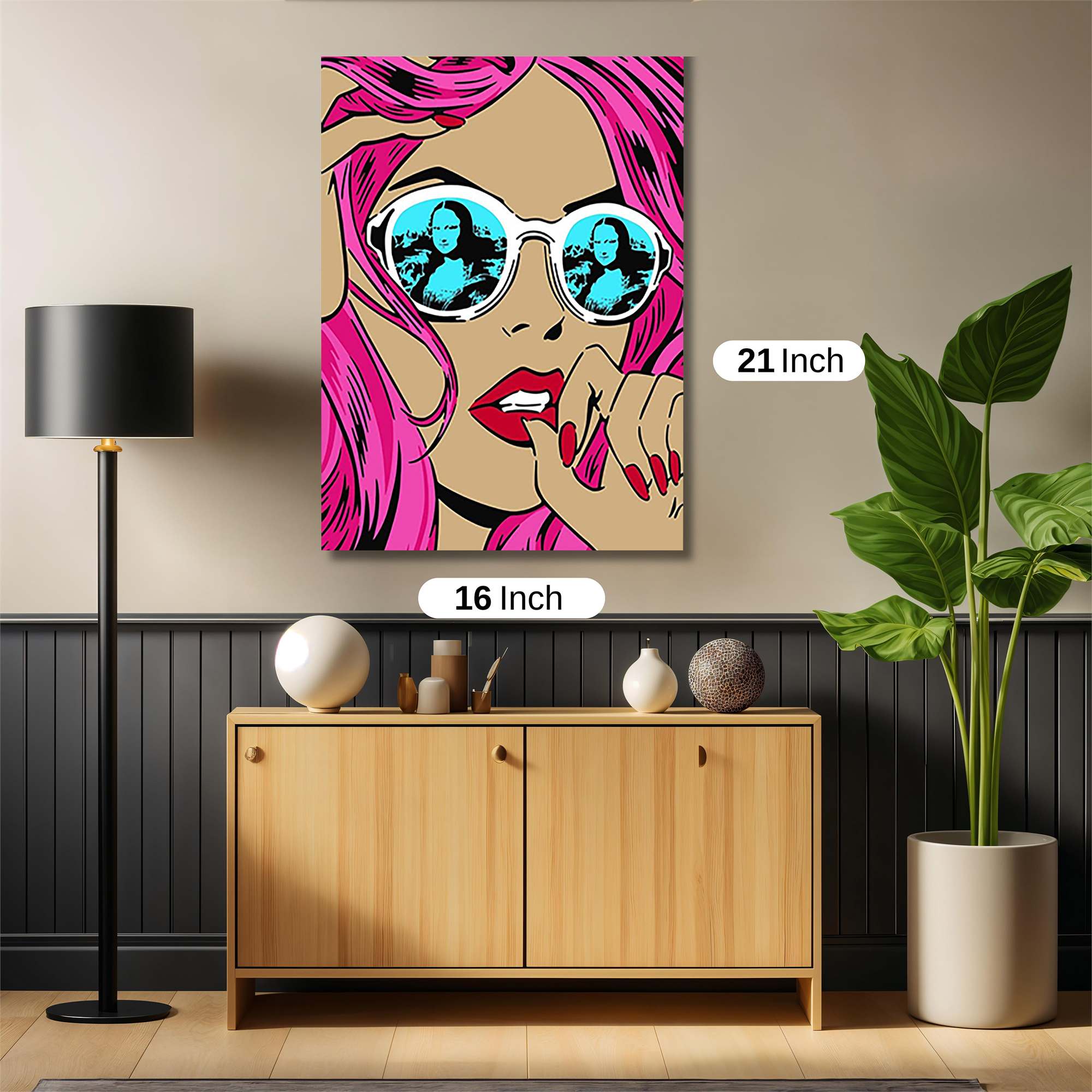 Mona Pop Safe Wall Magnetic / M