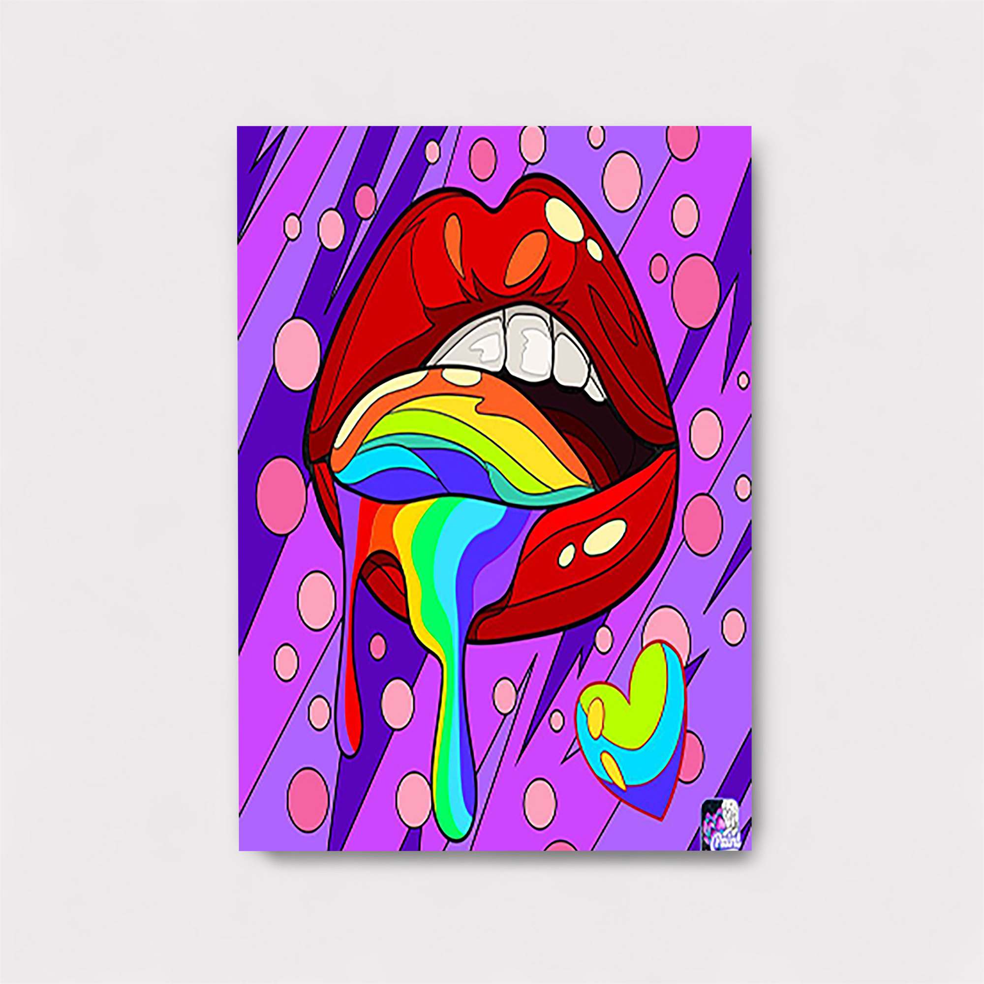 Lips Delight Safe Wall Magnetic / M