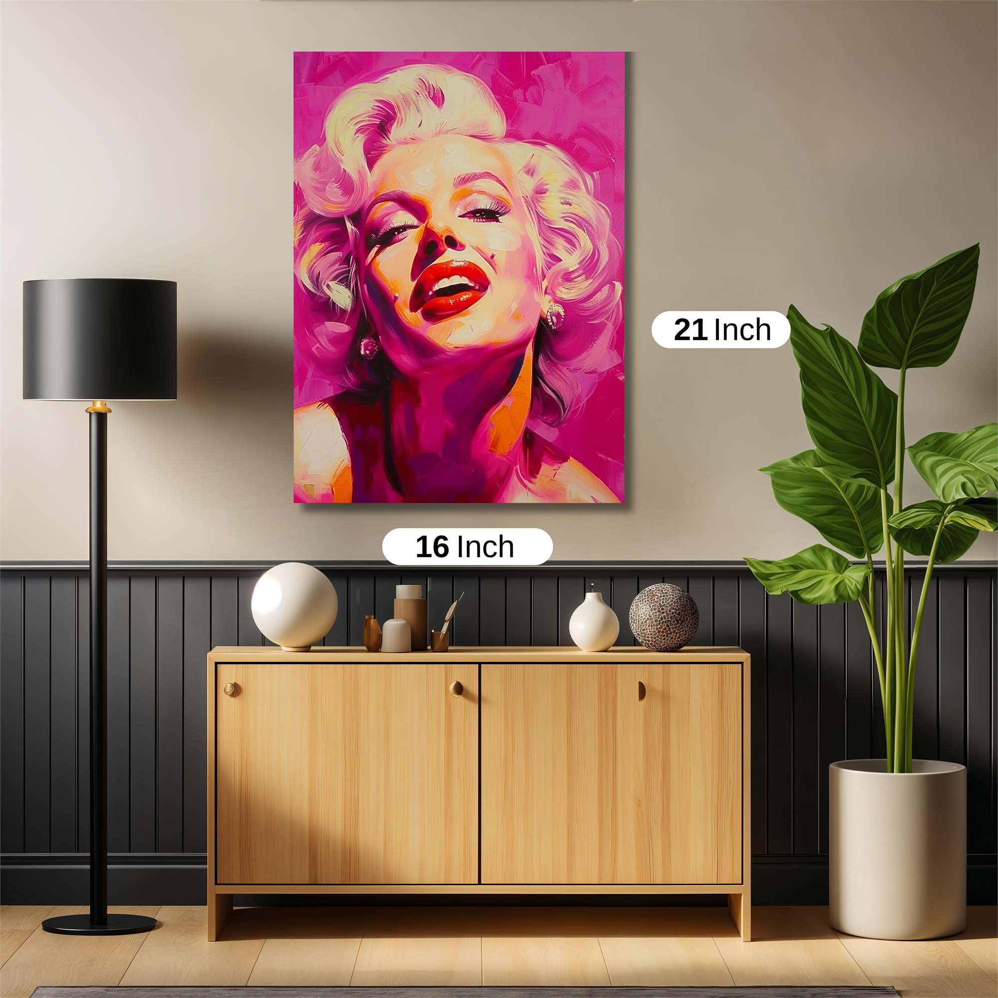 Marilyn Vibrant Safe Wall Magnetic / M