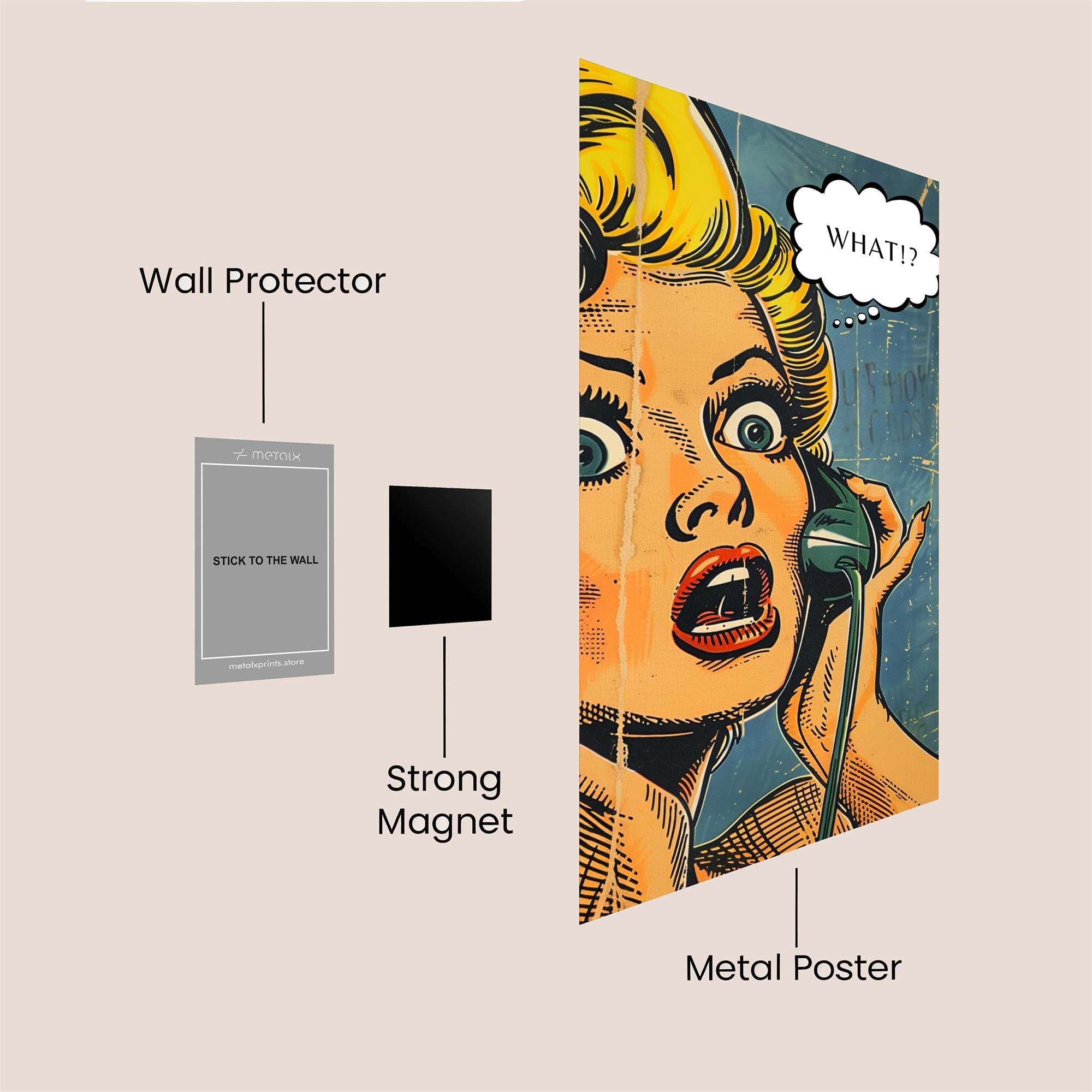 Surprise Call Safe Wall Magnetic / M