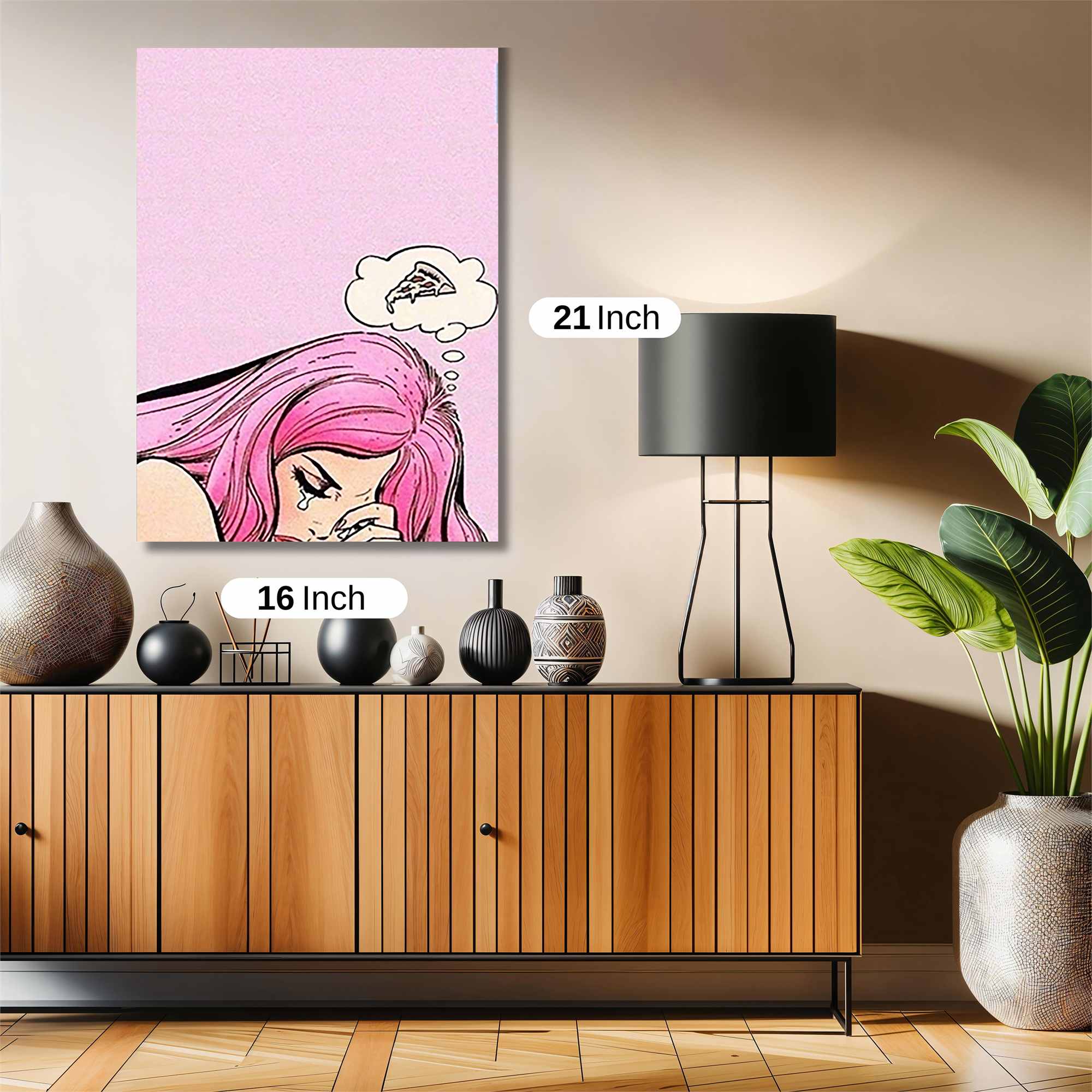Pizza Craving Safe Wall Magnetic / M