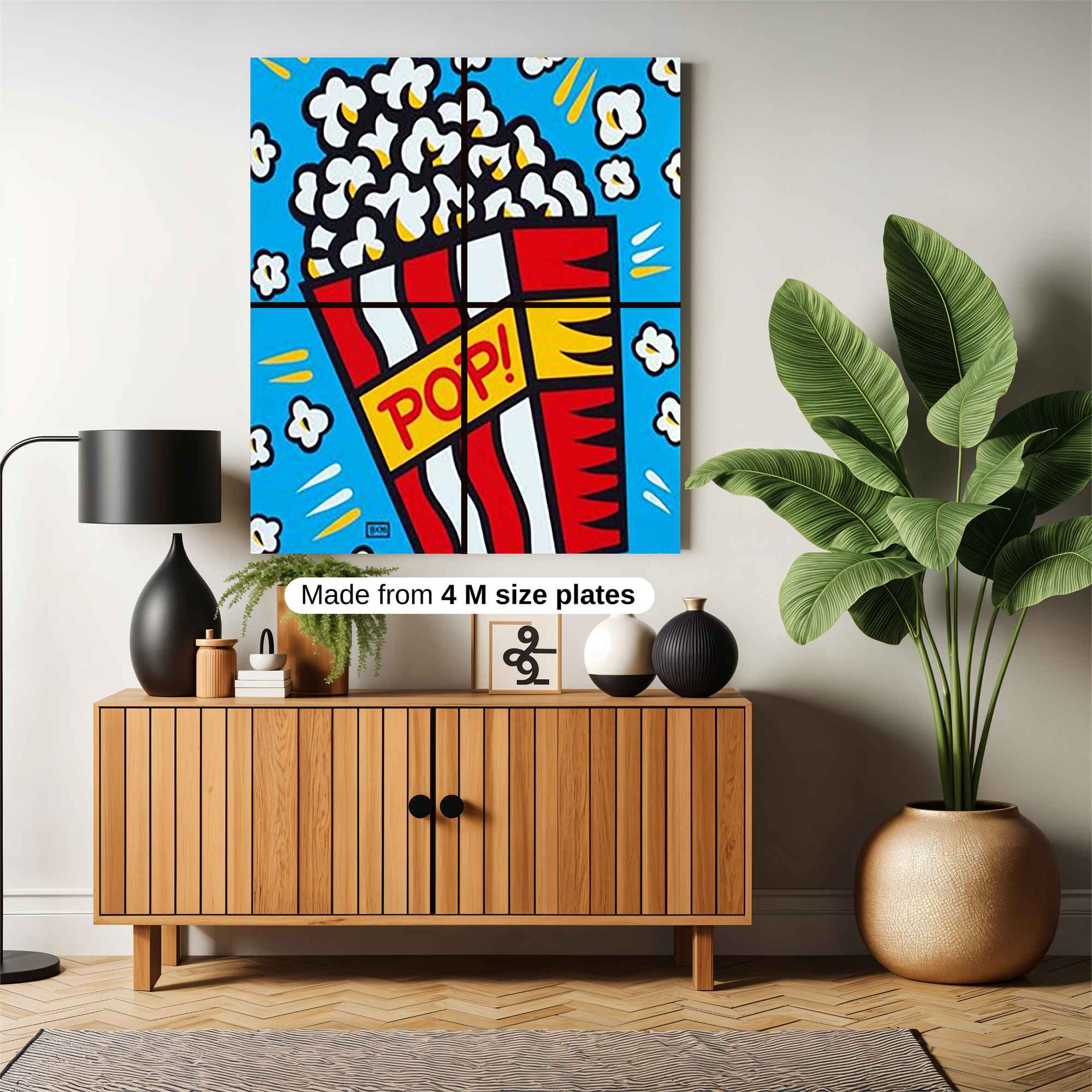 Popcorn Joy Safe Wall Magnetic / M