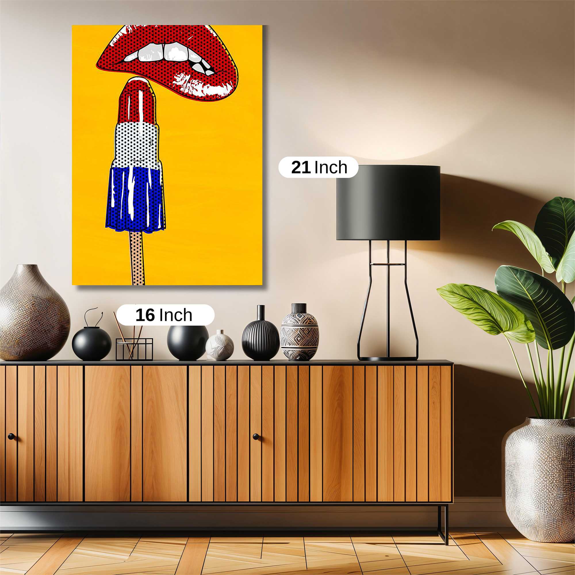 Lips Lick Safe Wall Magnetic / M