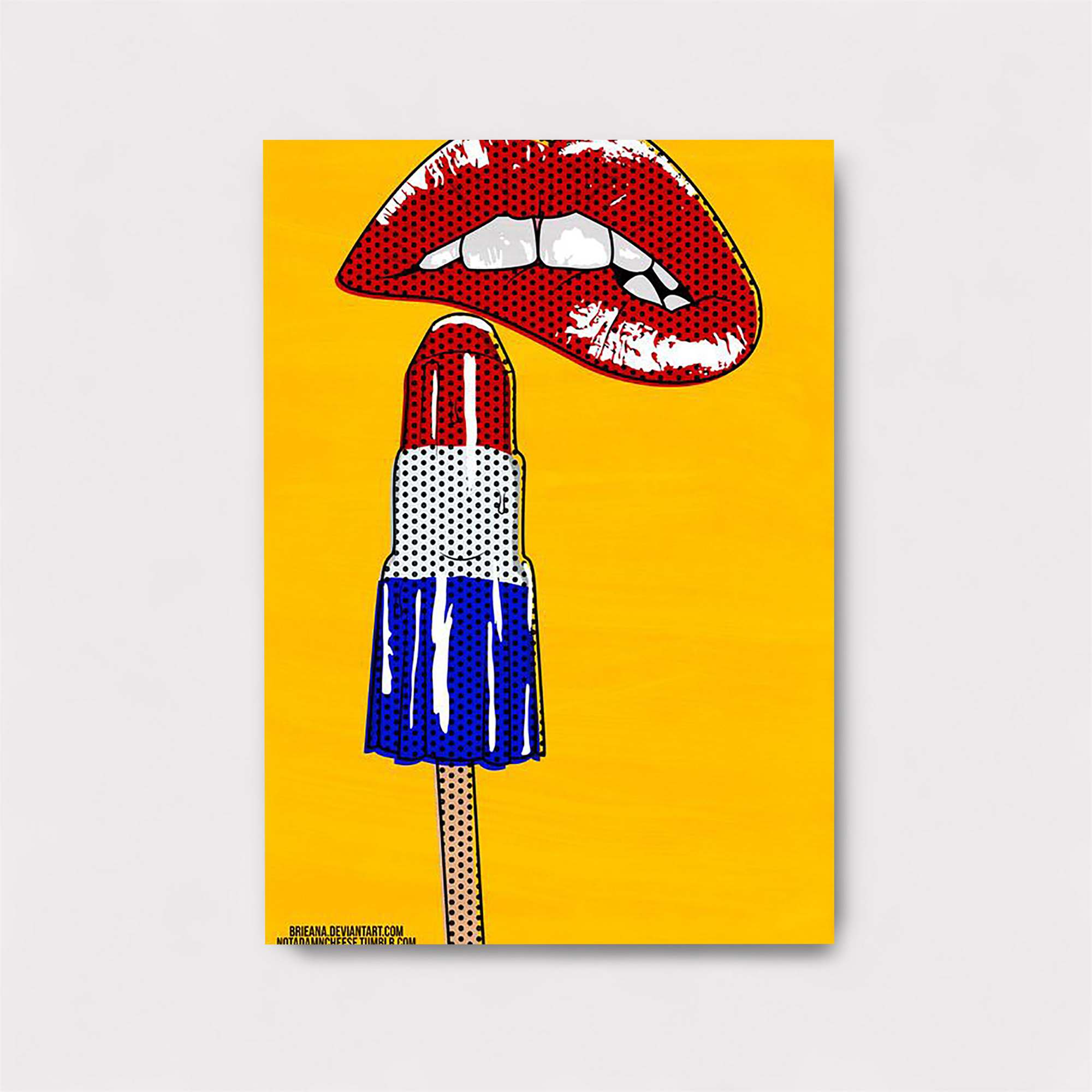 Lips Lick Safe Wall Magnetic / M