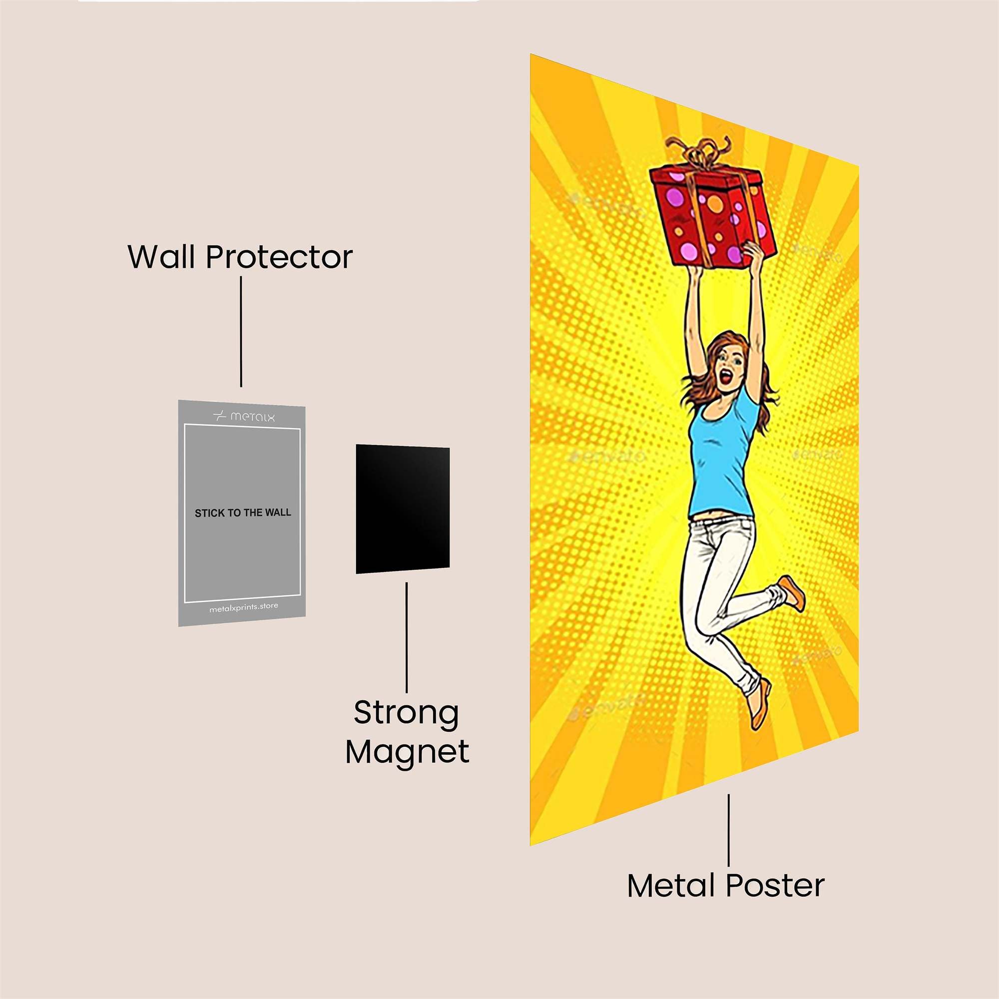 Gift Euphoria Safe Wall Magnetic / M