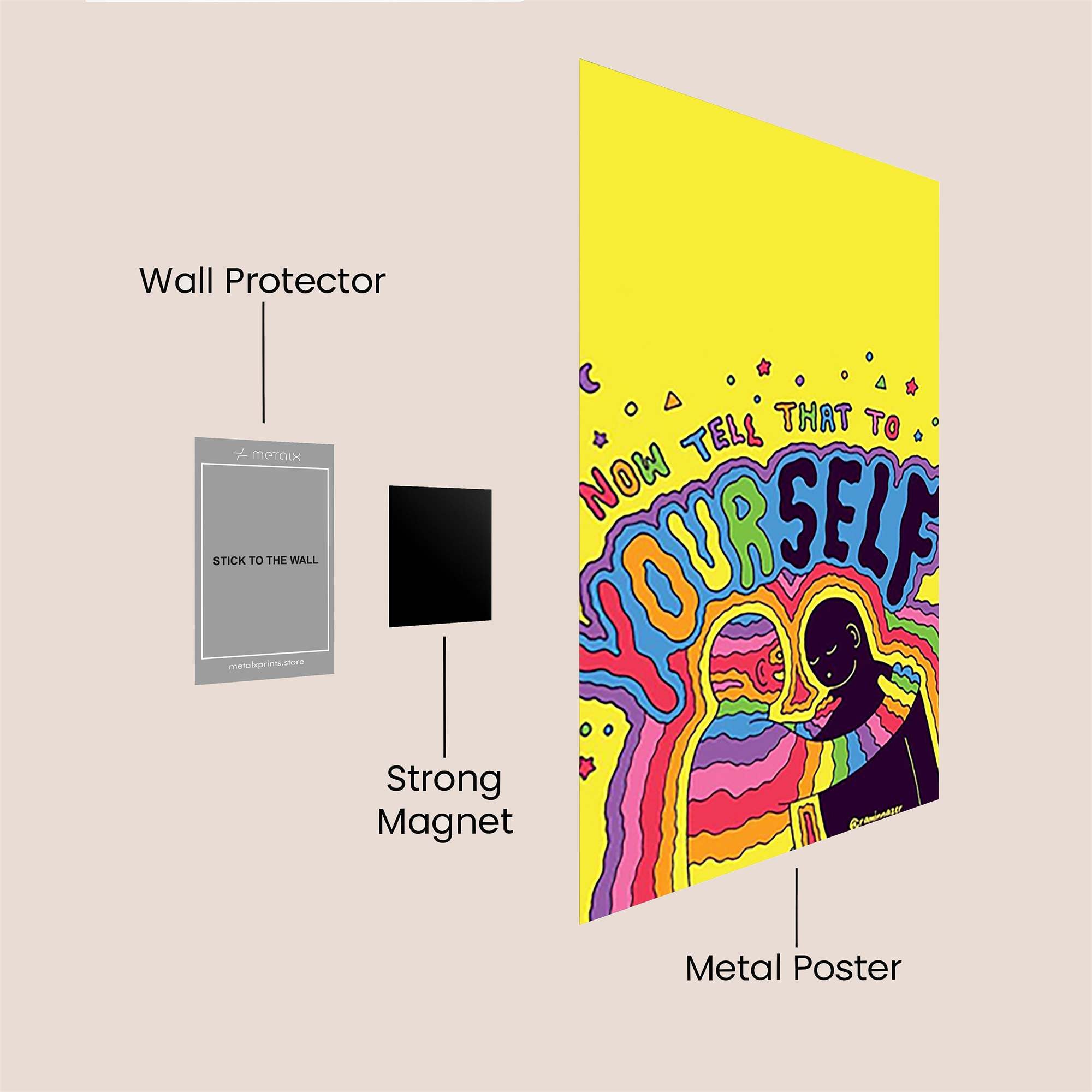 Self Affirmation Safe Wall Magnetic / M