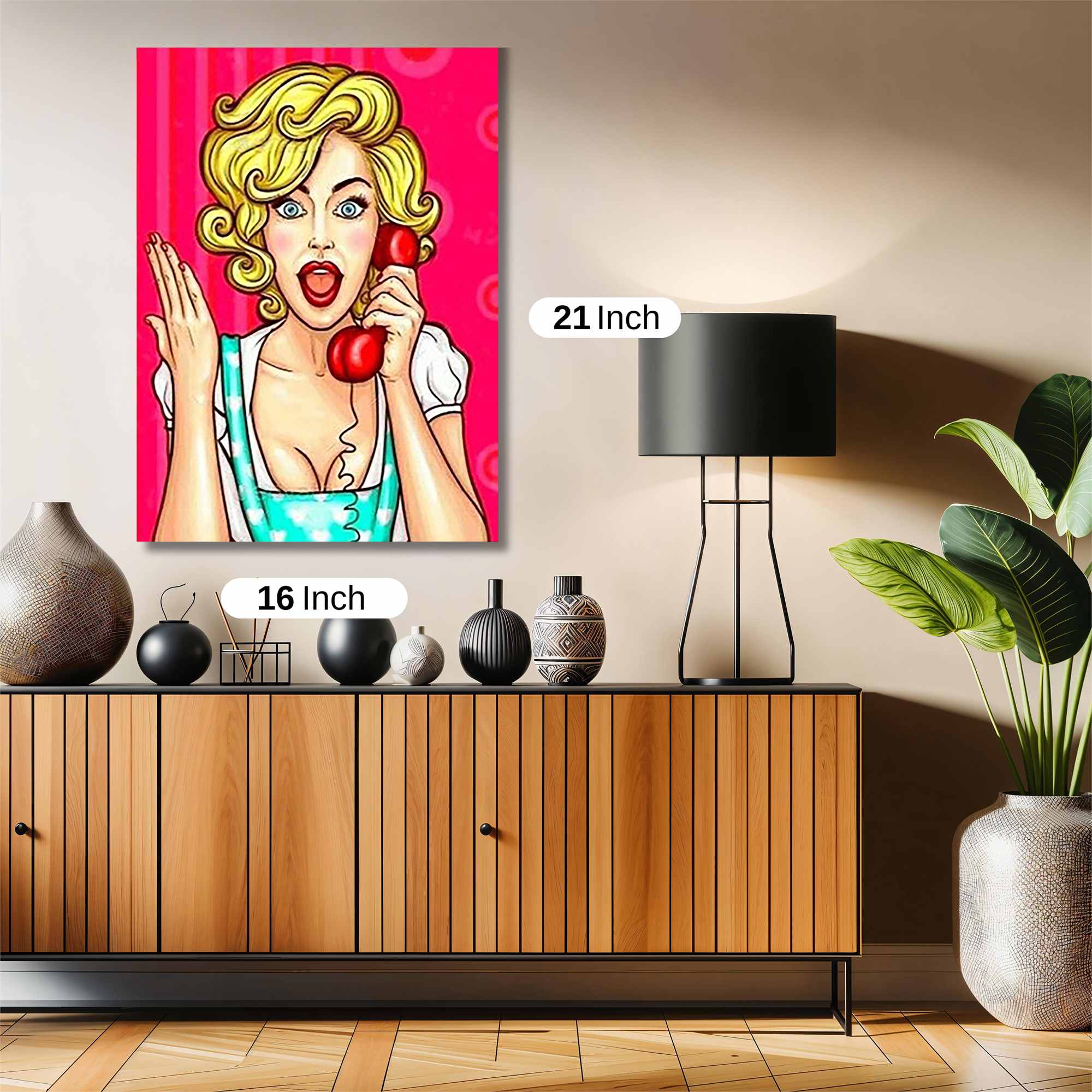 Blonde Bombshell Safe Wall Magnetic / M