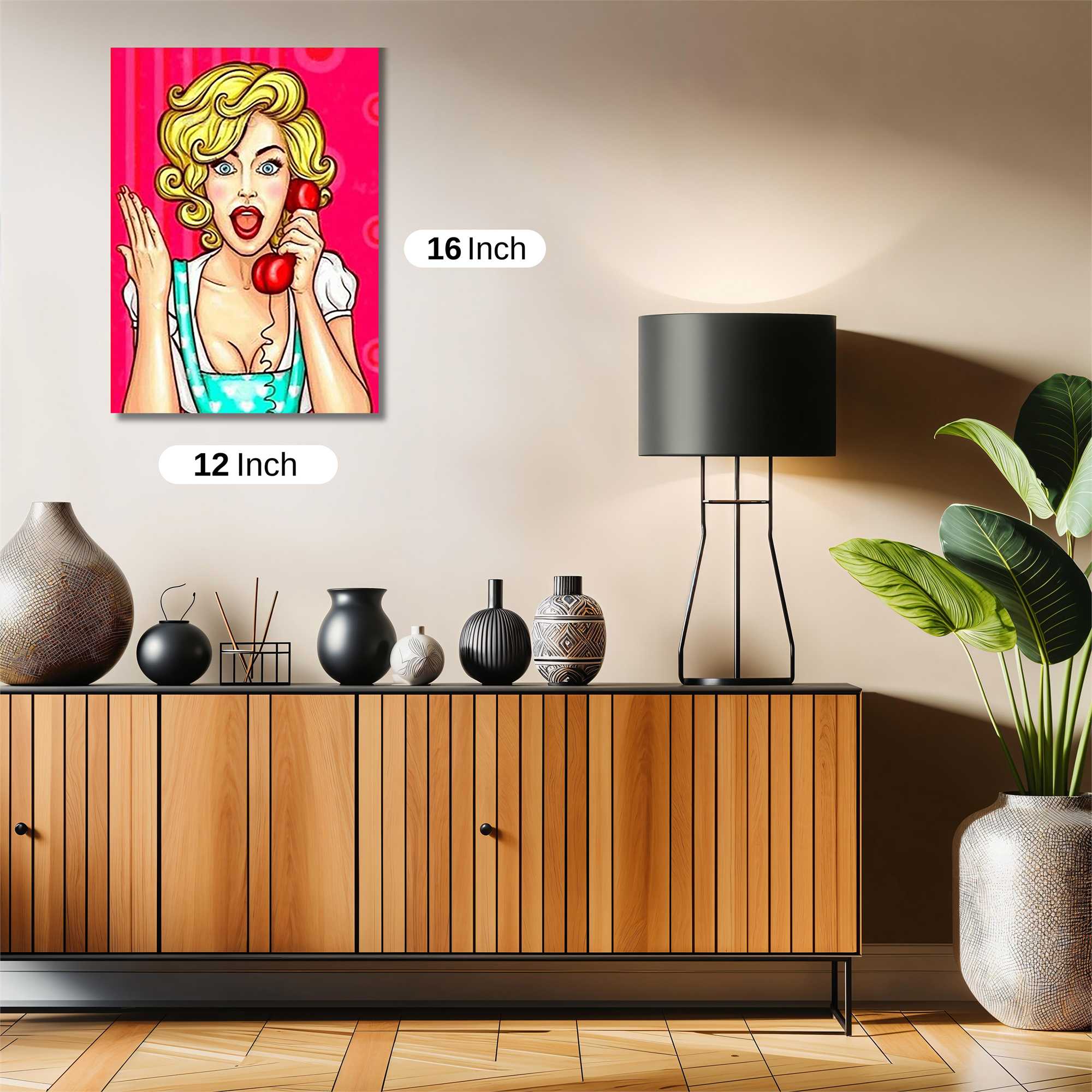 Blonde Bombshell Safe Wall Magnetic / M