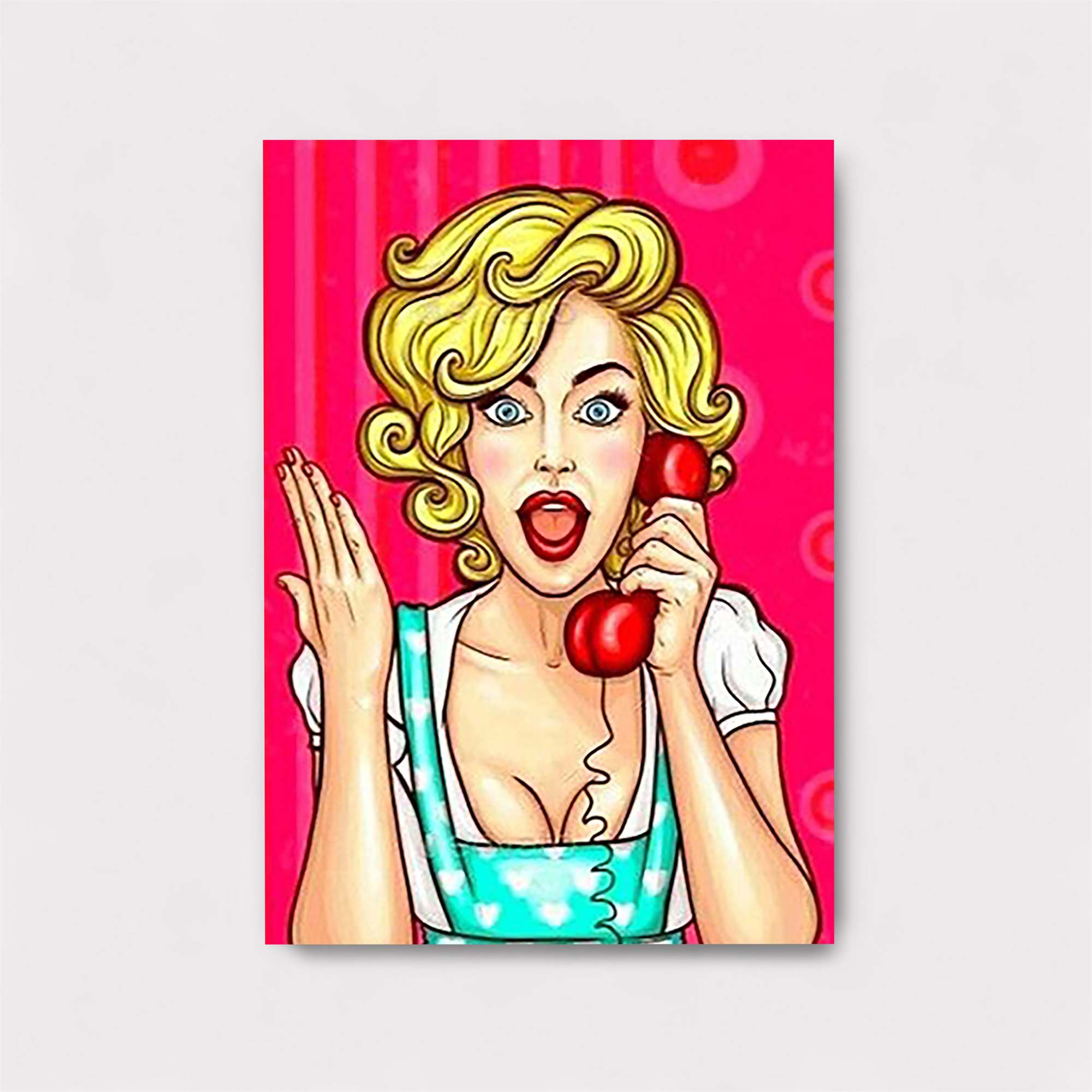 Blonde Bombshell Safe Wall Magnetic / M