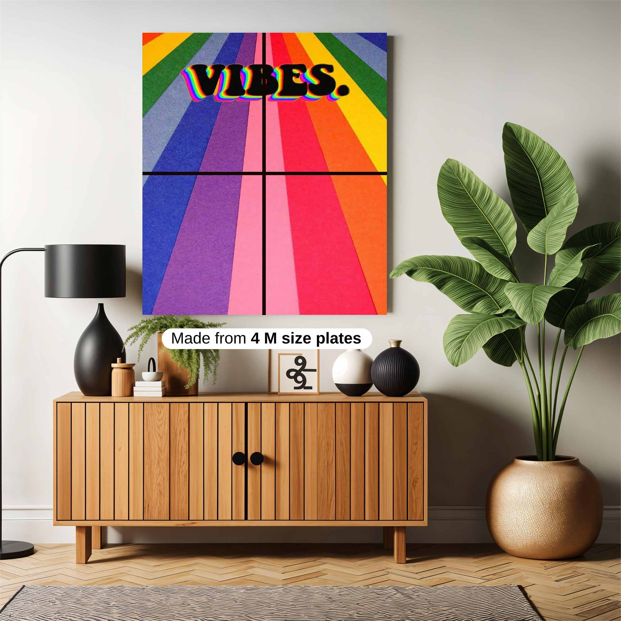 Rainbow Radiance Safe Wall Magnetic / M