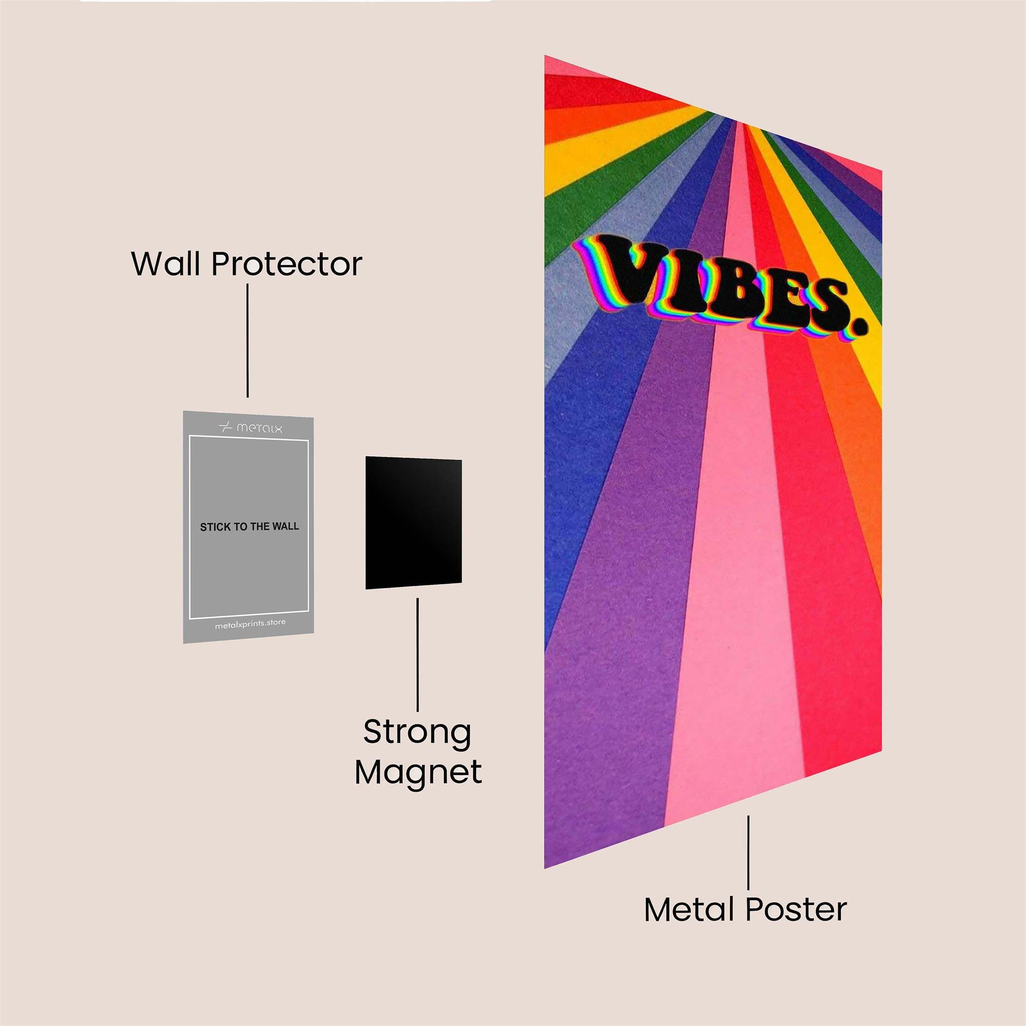 Rainbow Radiance Safe Wall Magnetic / M