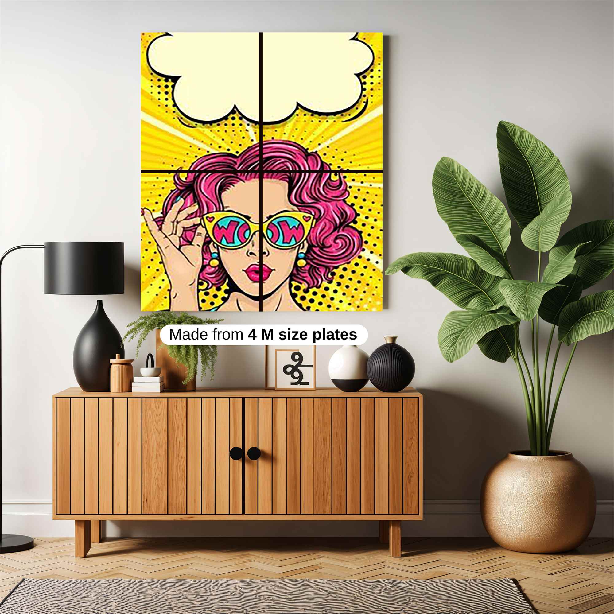 Pop Dazzle Safe Wall Magnetic / M