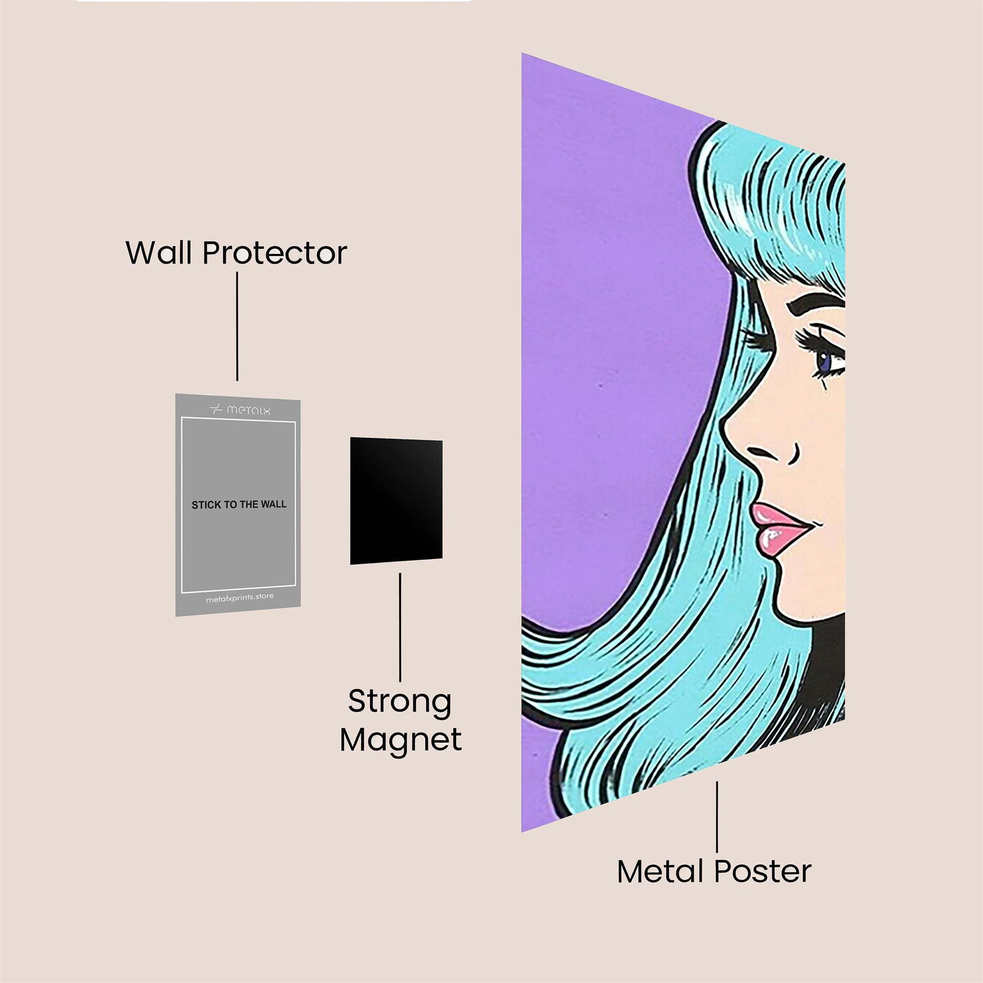 Aqua Dream Safe Wall Magnetic / M