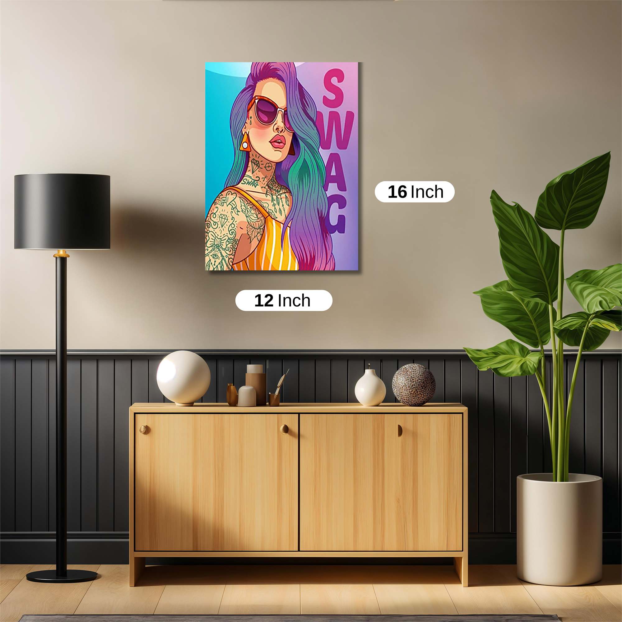 Swag Vibe Safe Wall Magnetic / M