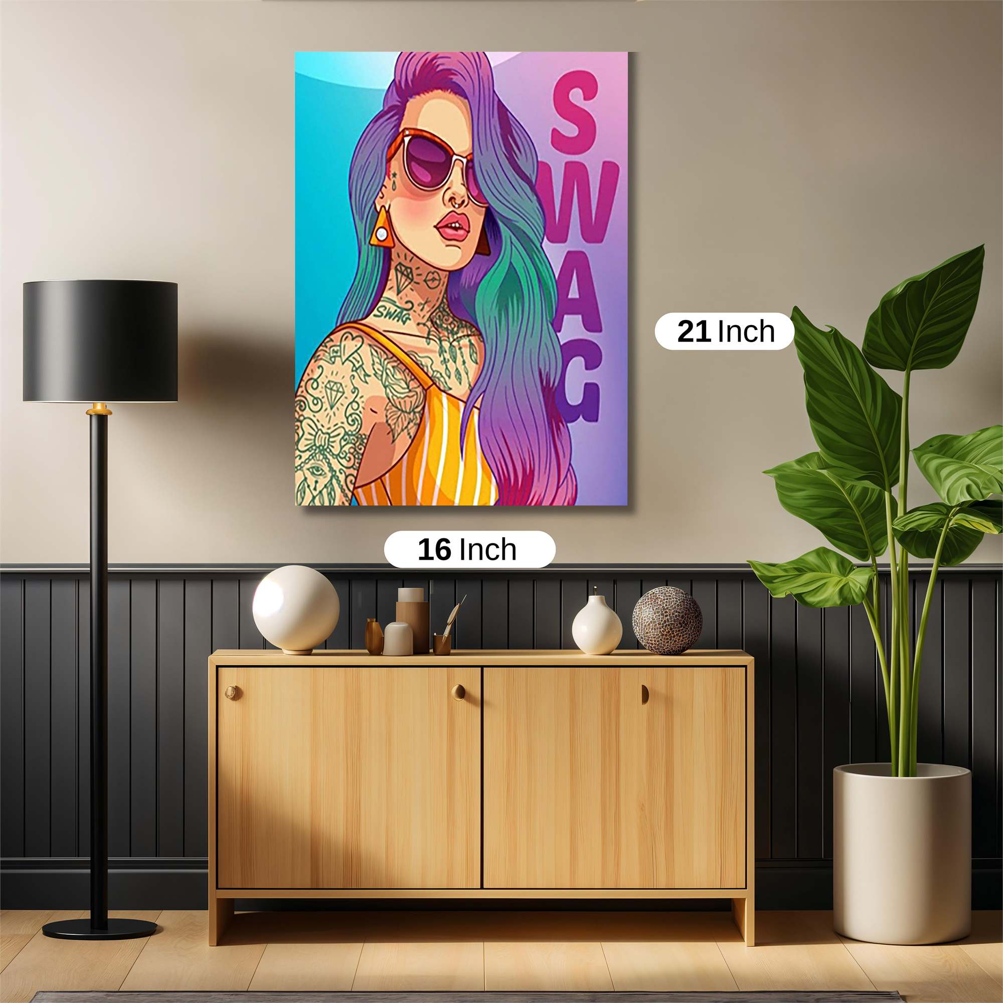 Swag Vibe Safe Wall Magnetic / M
