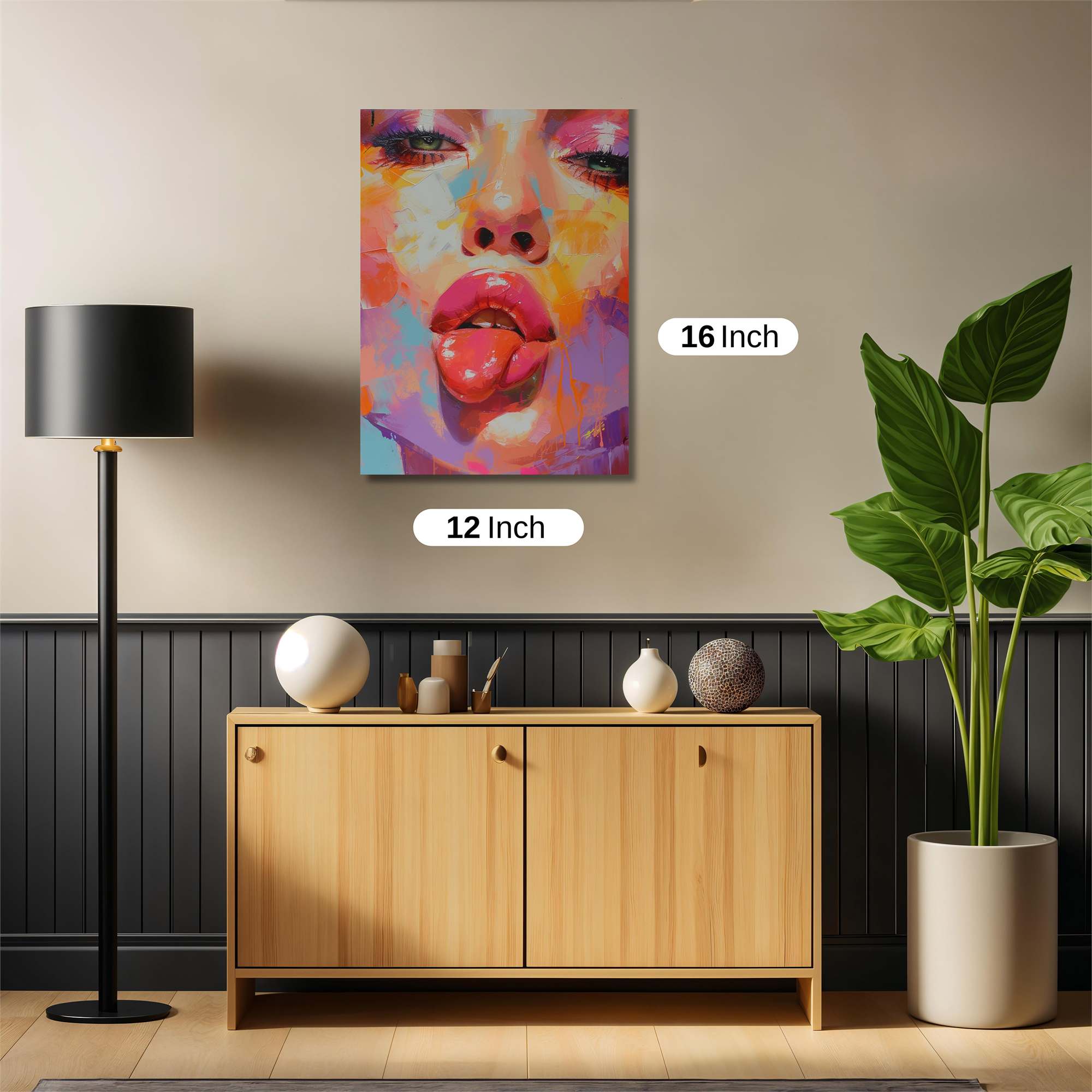 Tongue Playful Safe Wall Magnetic / M