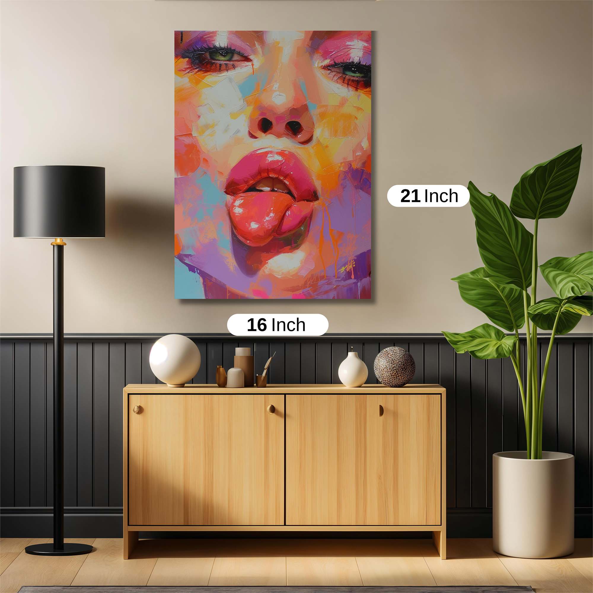 Tongue Playful Safe Wall Magnetic / M